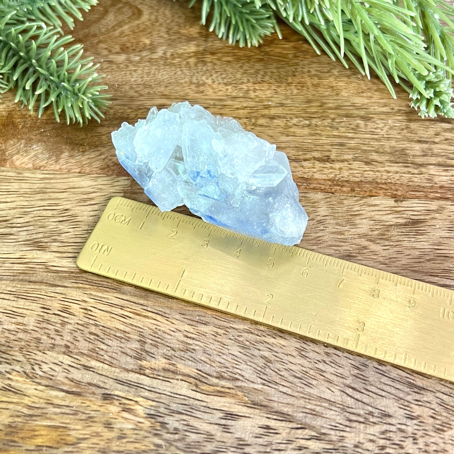 Dumortierite Quartz Crystal Mineral Specimen