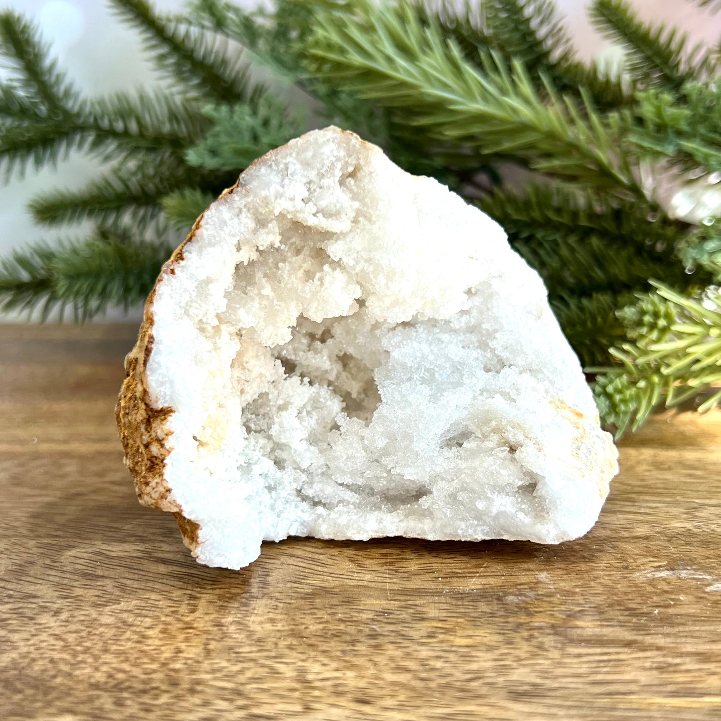 Sugar Geode Quartz Crystal Specimen