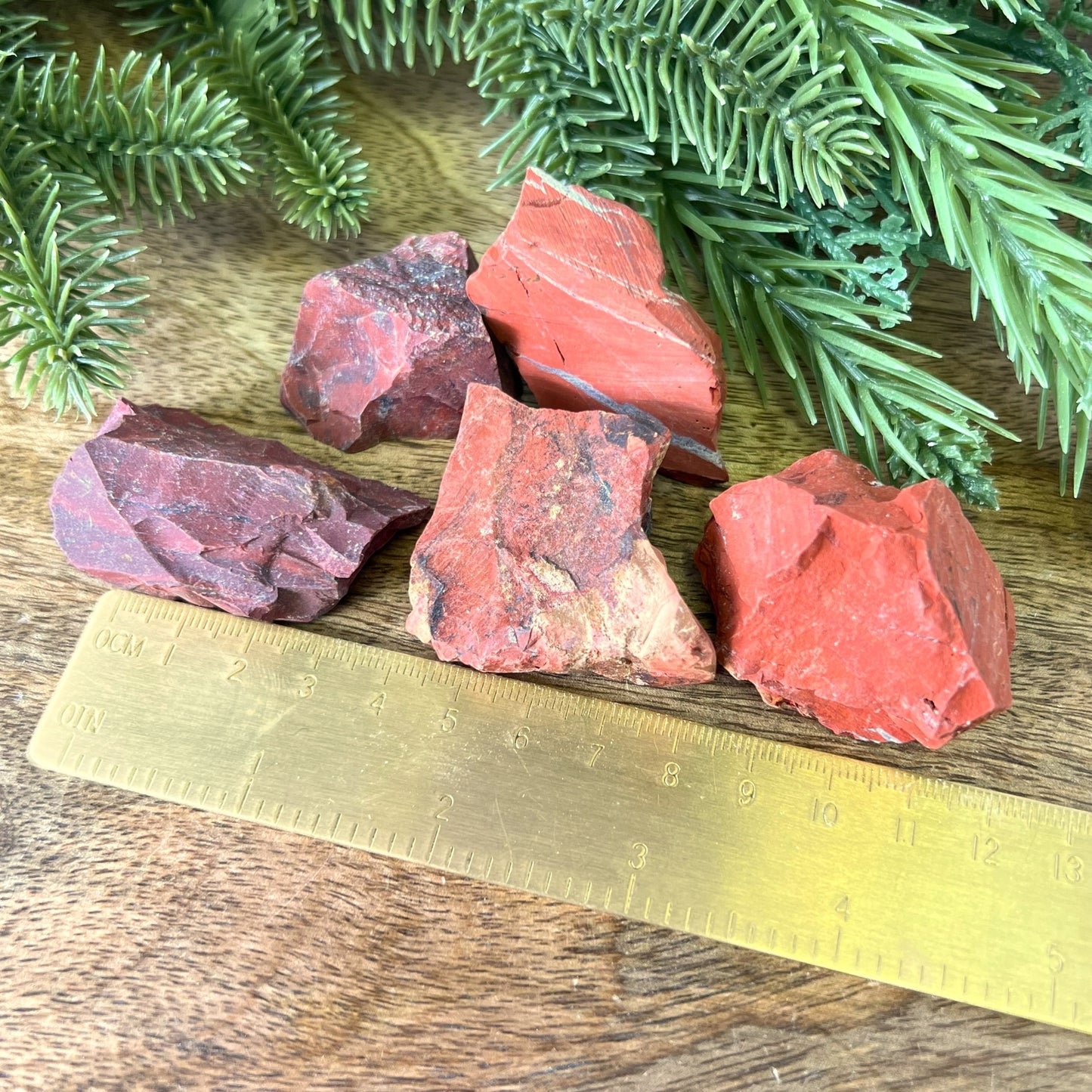 Red Jasper Raw Stone - You get 1