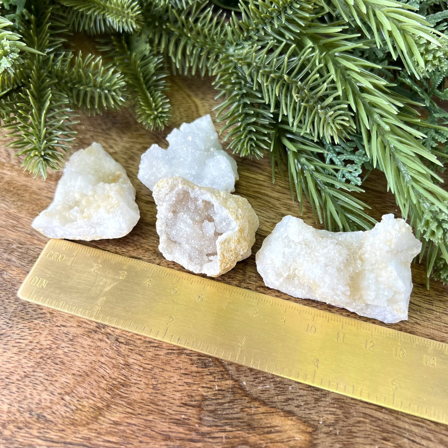 Sugar Geode Raw Stone Piece - Multiple Sizes - You get 1