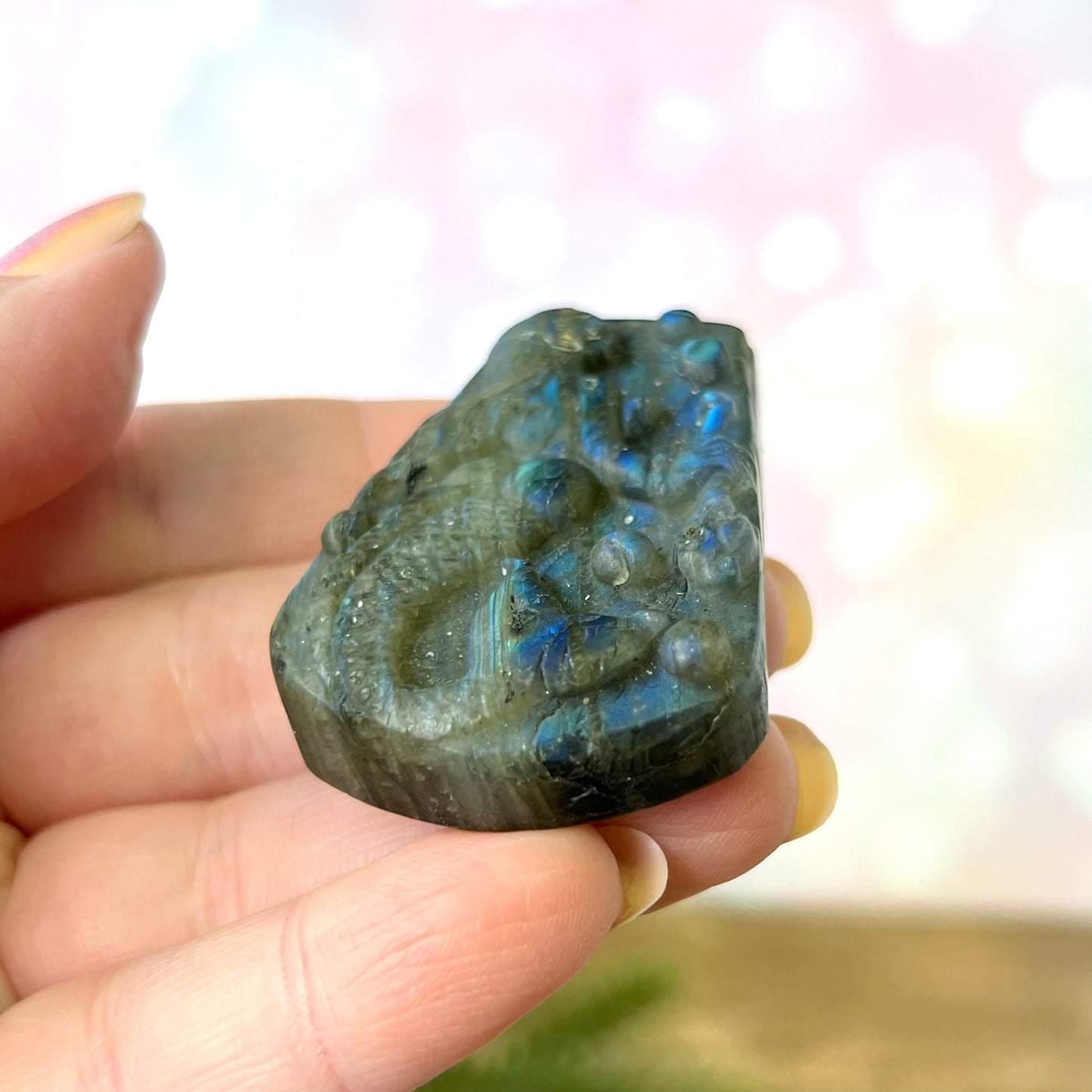 Labradorite Mermaid Carved Cabochon