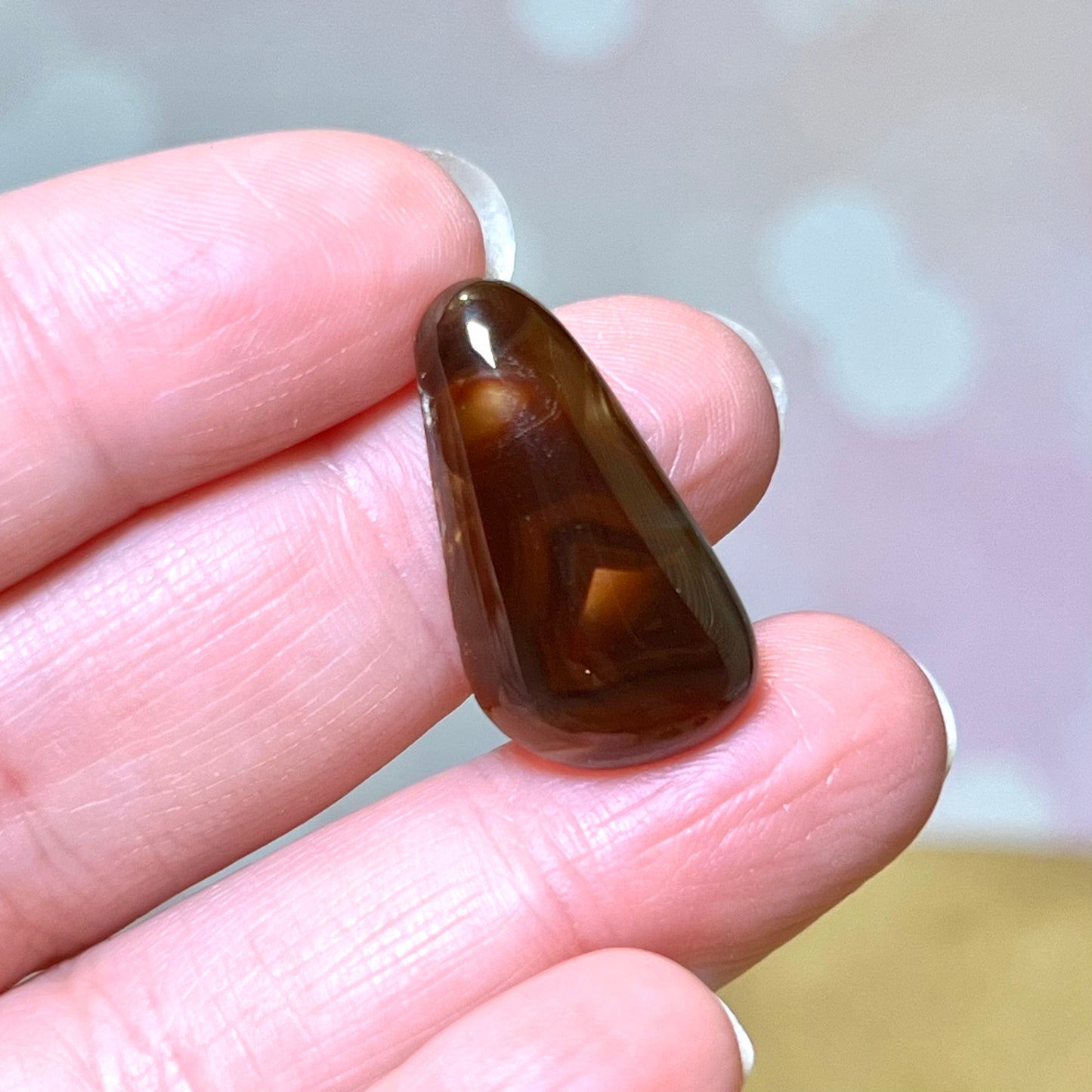 Fire Agate Crystal Cabochon