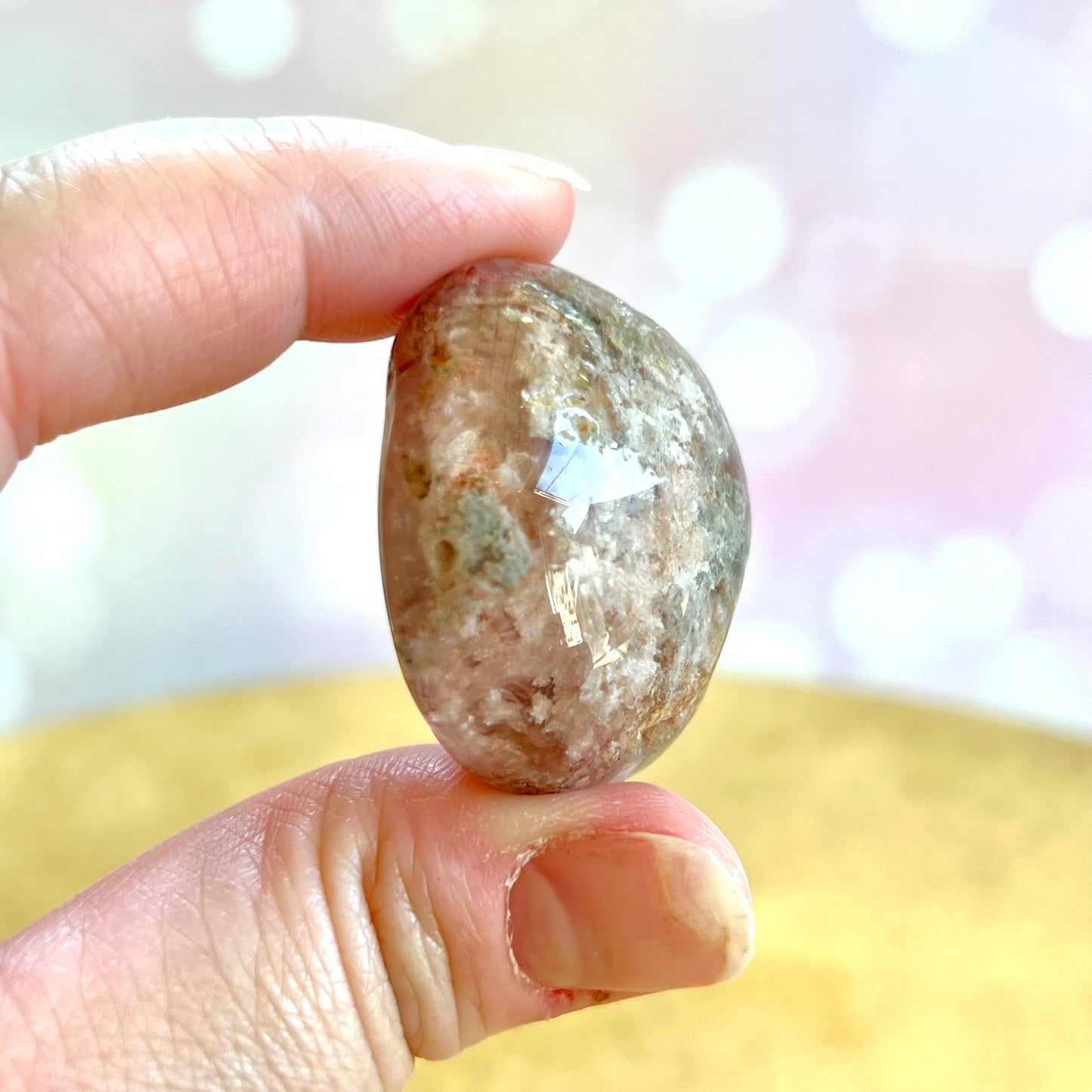 Garden Quartz Lodolite Crystal Lens