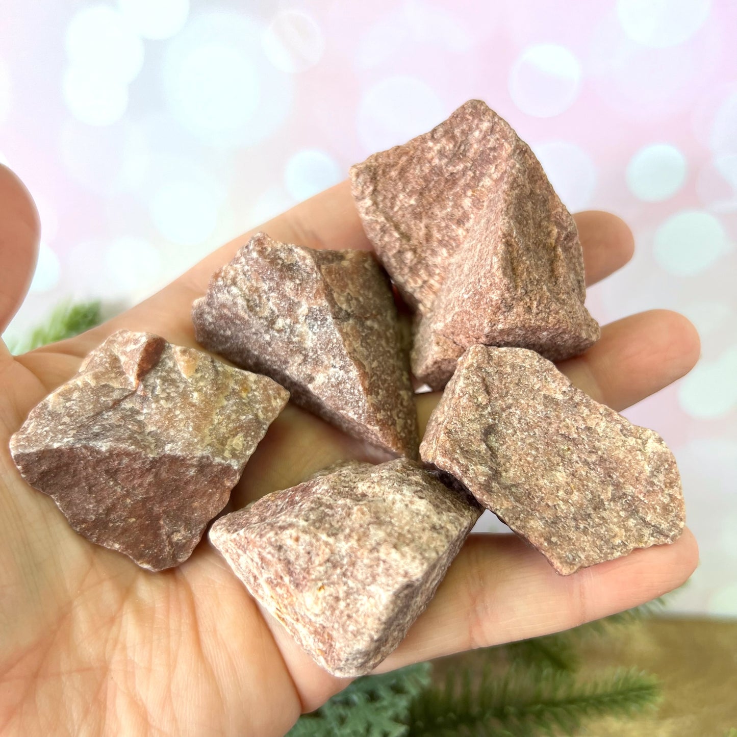 Guava Quartz Raw Stone - You get 1