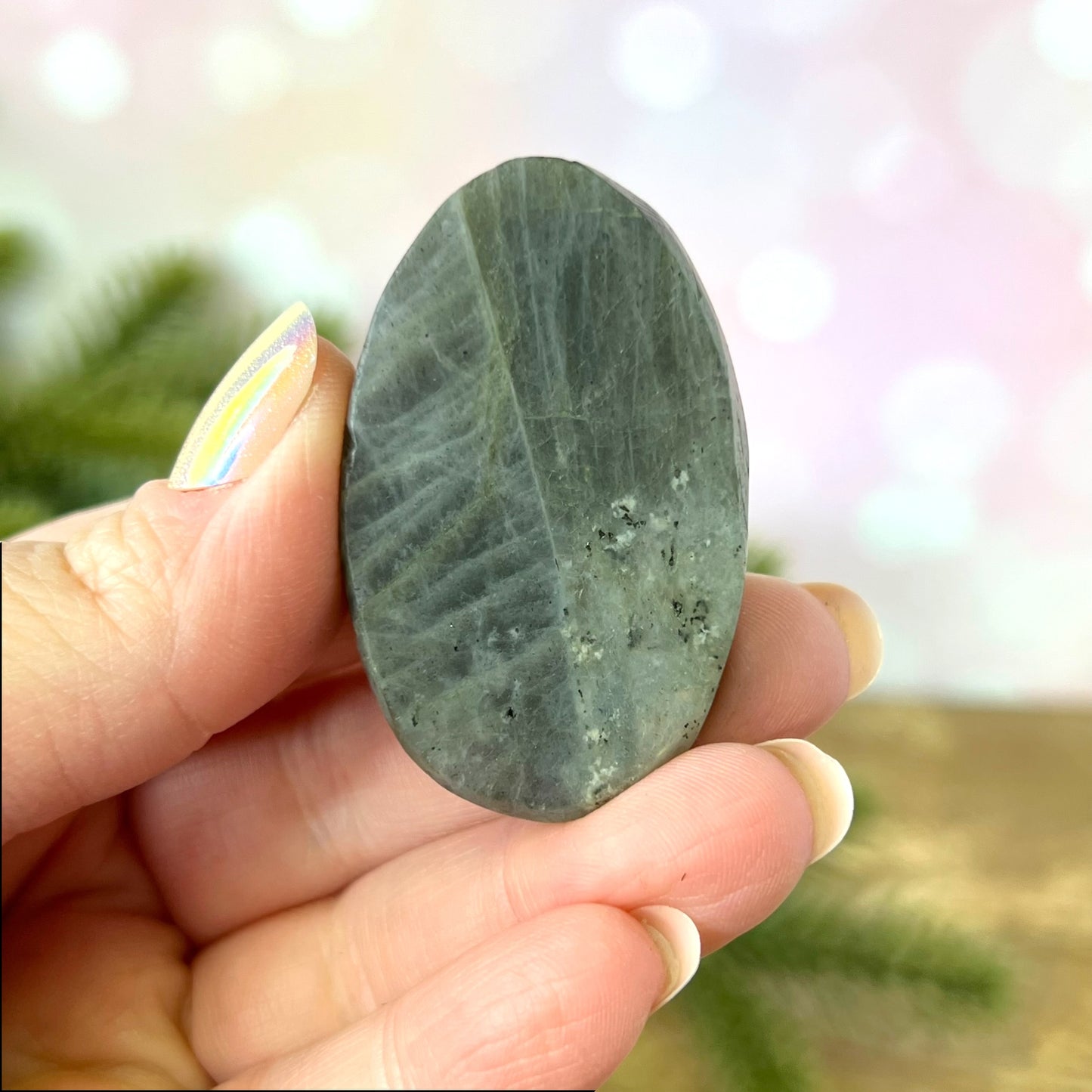 Labradorite Dragon Carved Crystal Cabochon