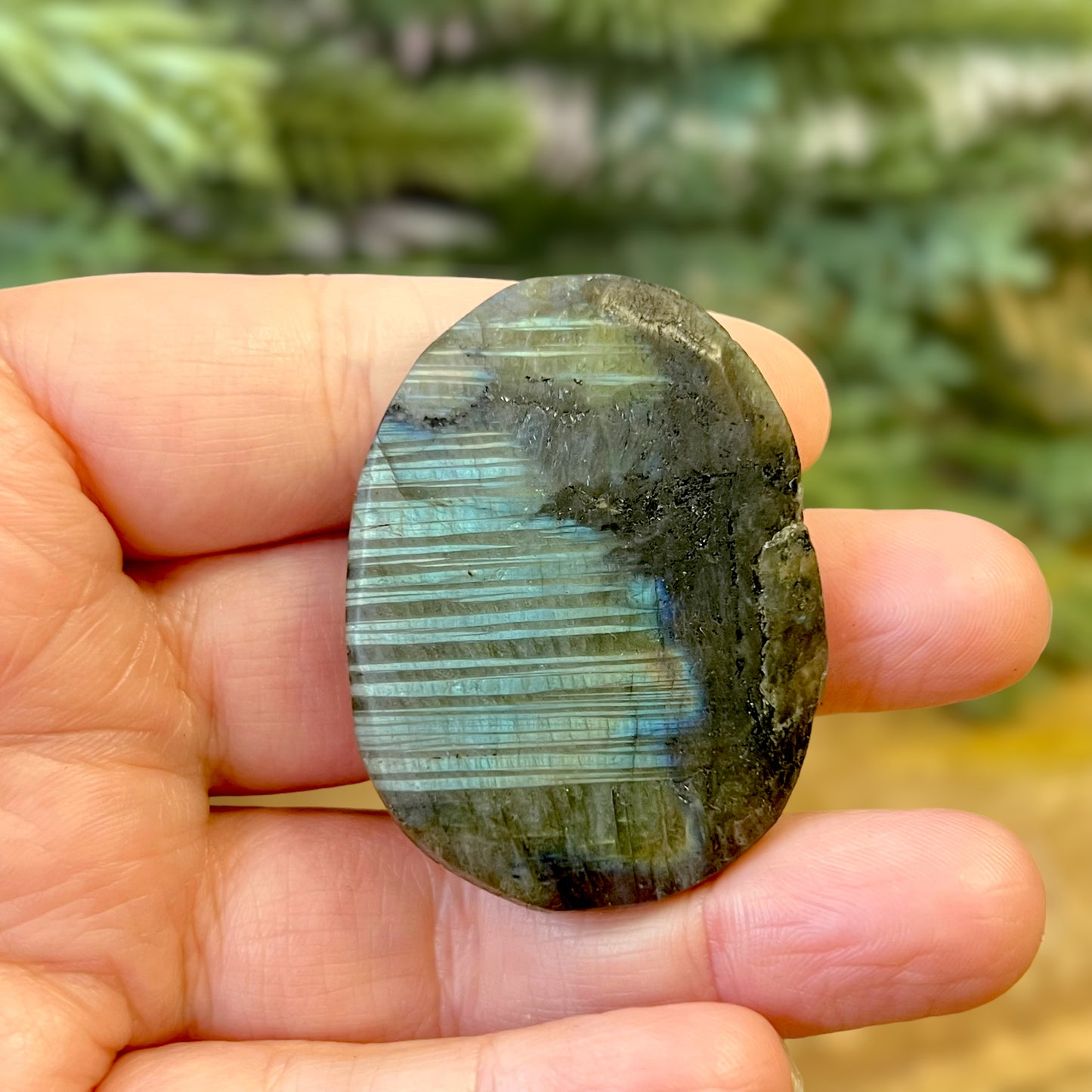 Labradorite Fairy Carved Crystal Cabochon
