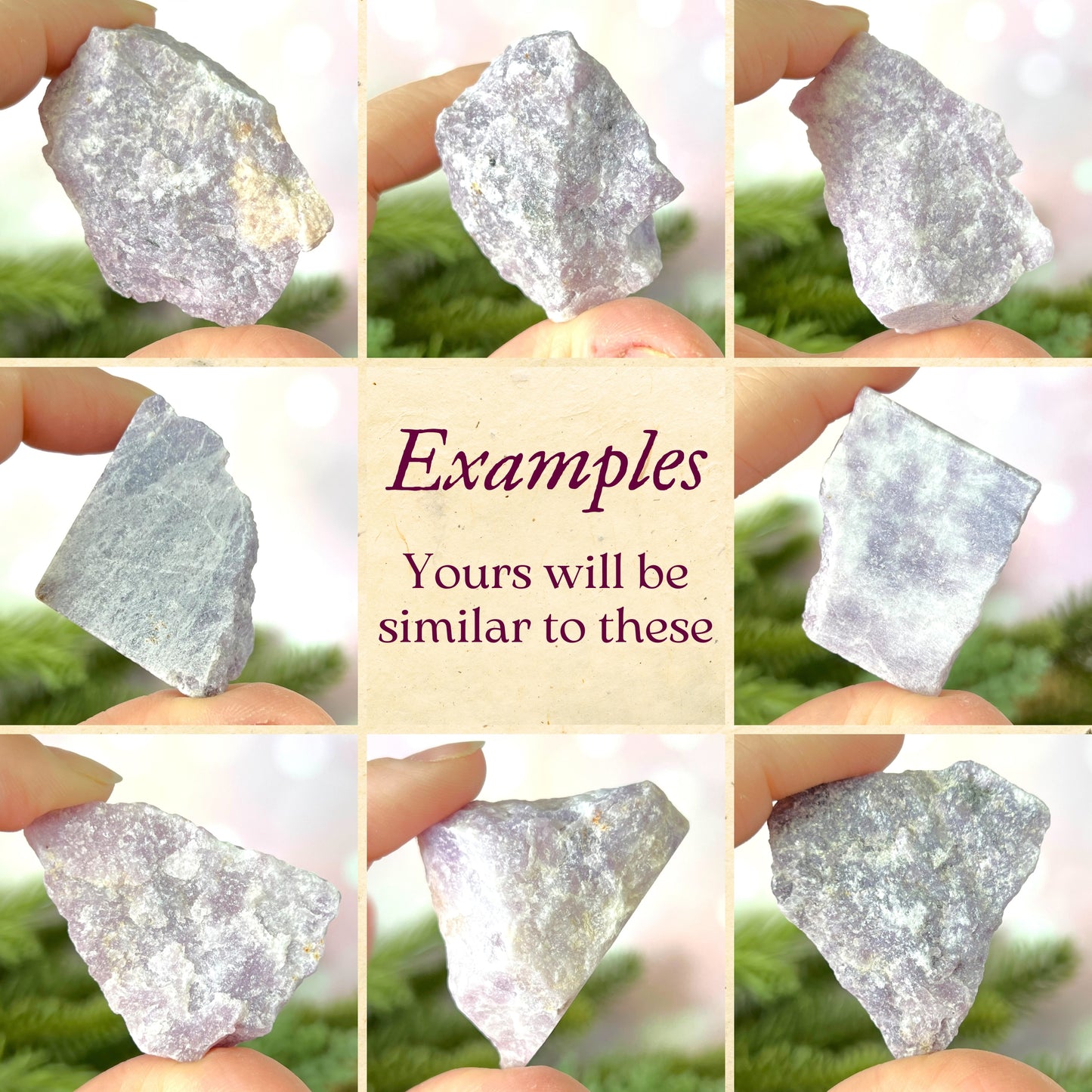 Lepidolite Raw Stone - You get 1