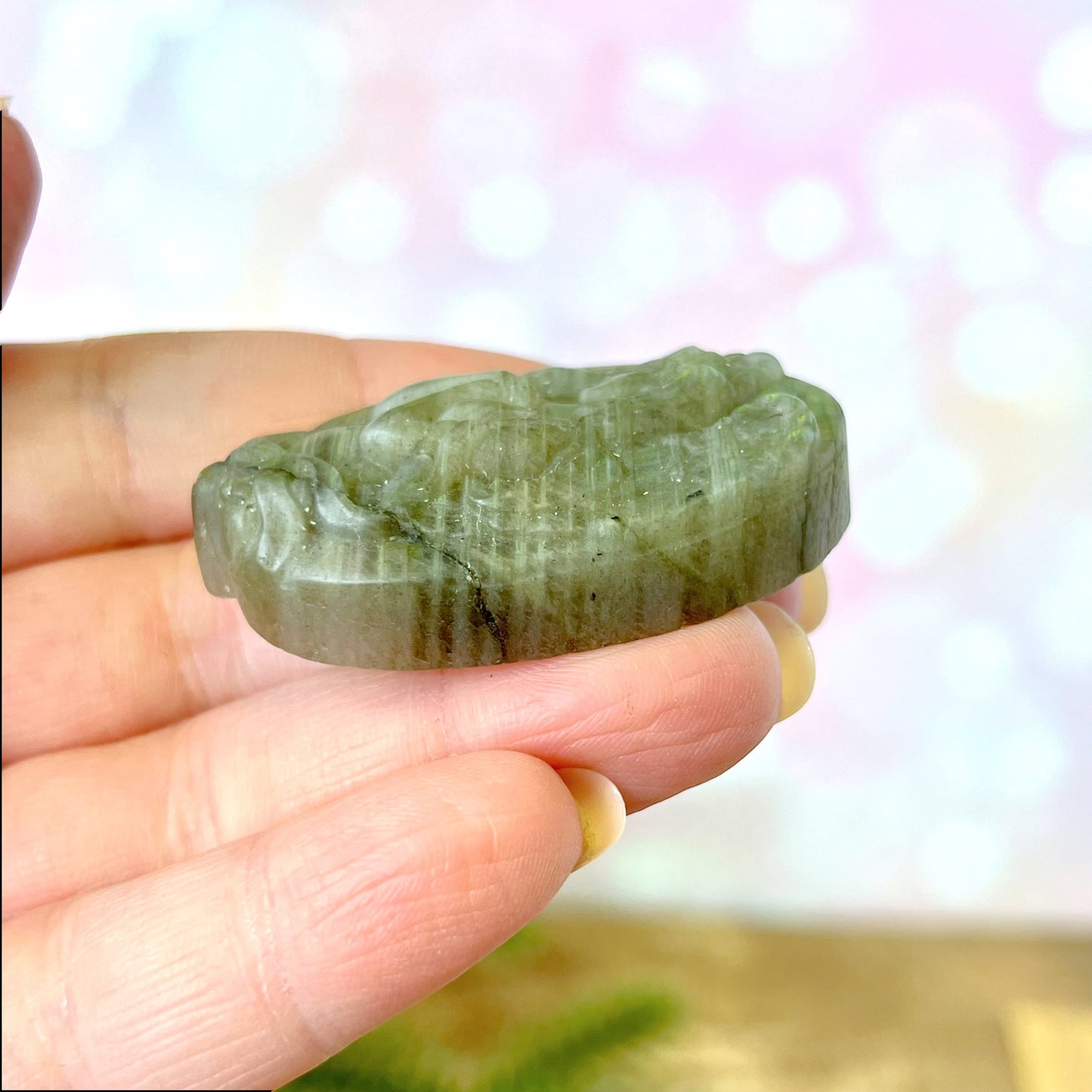 Labradorite Angel Carved Crystal Cabochon