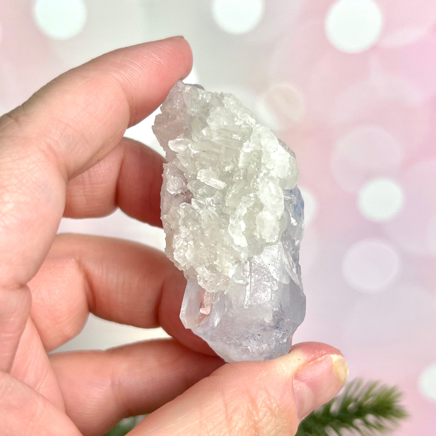 Dumortierite Quartz Crystal Mineral Specimen