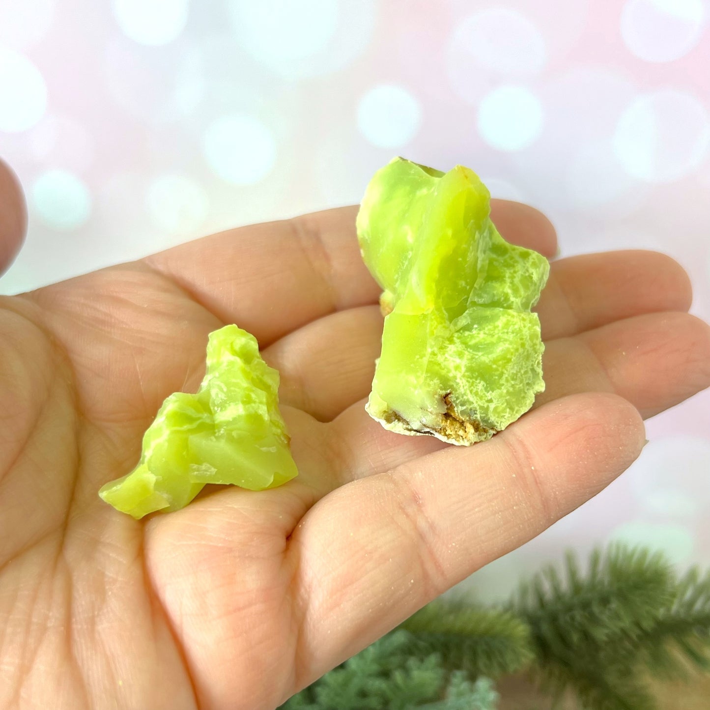 Green Opal Raw Stone - Multiple Sizes - You get 1