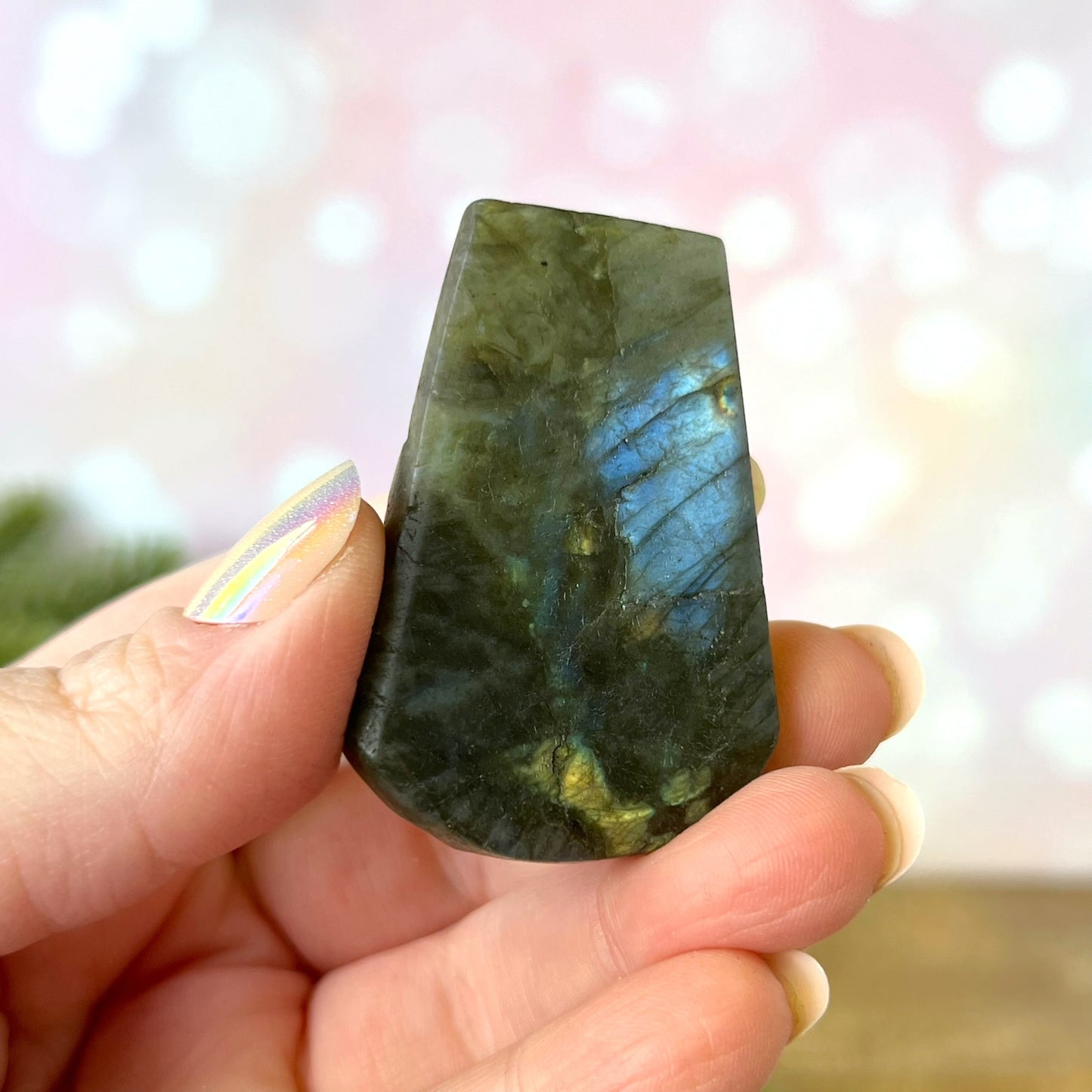 Labradorite Mermaid Carved Cabochon