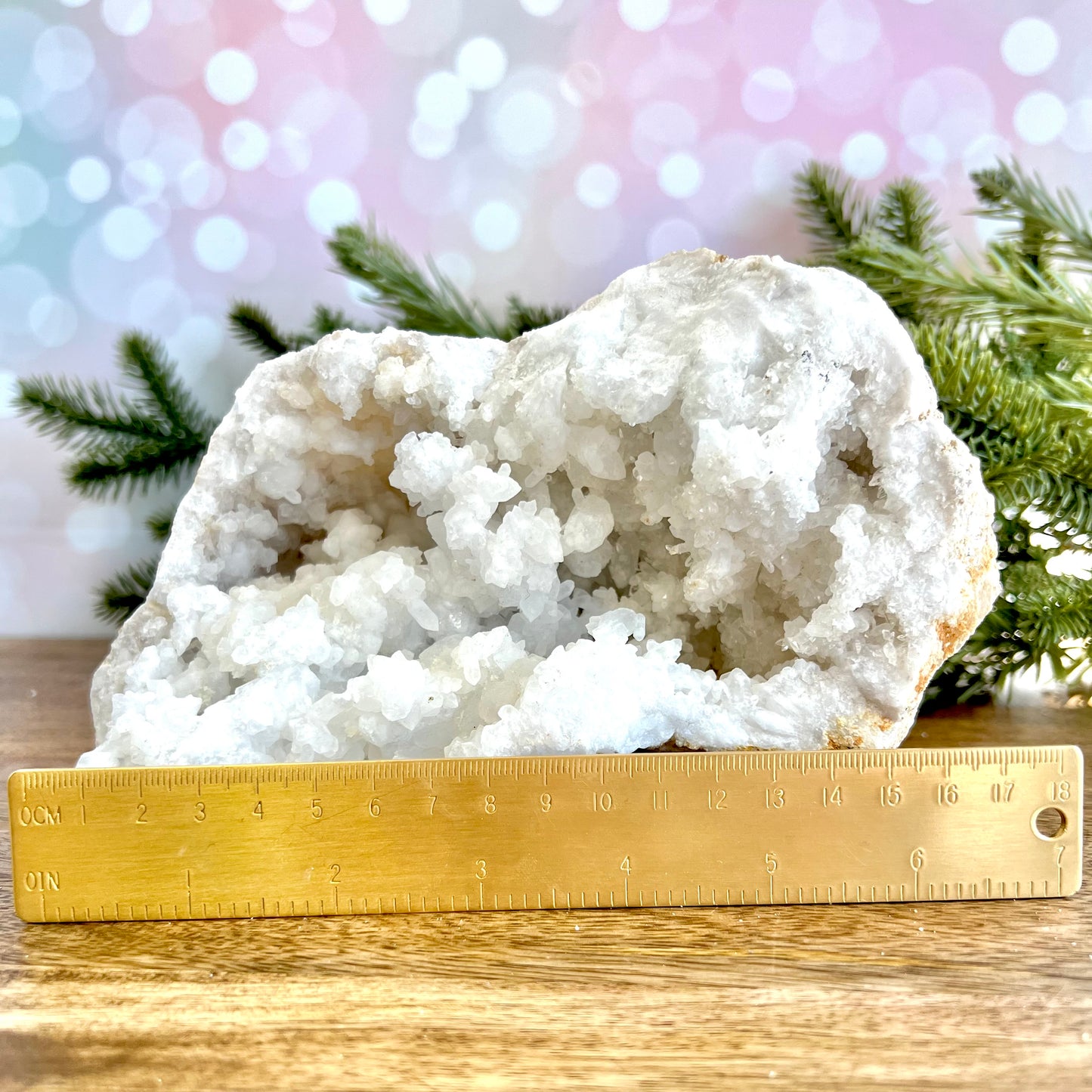 Sugar Geode Quartz Crystal Specimen