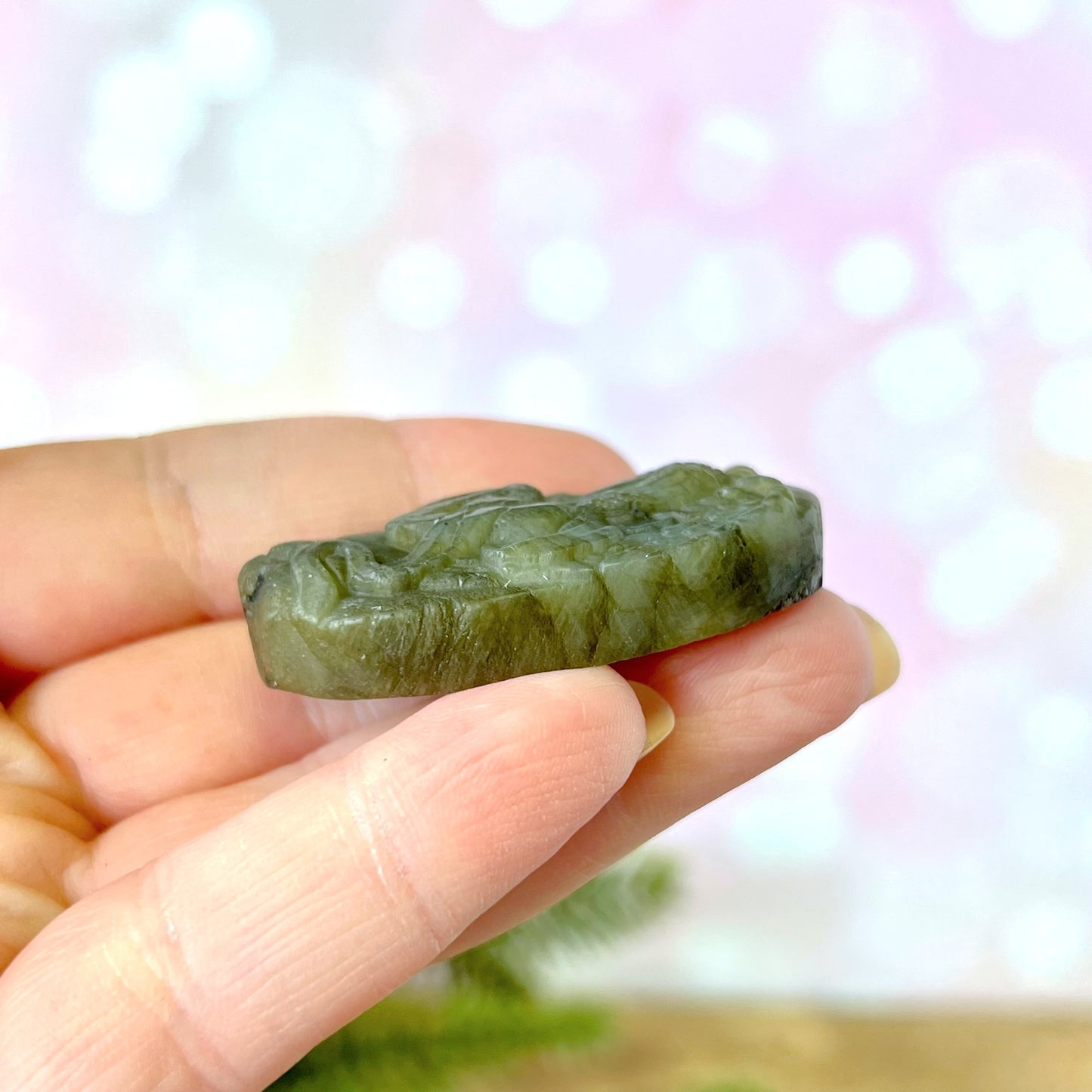 Labradorite Angel Carved Crystal Cabochon