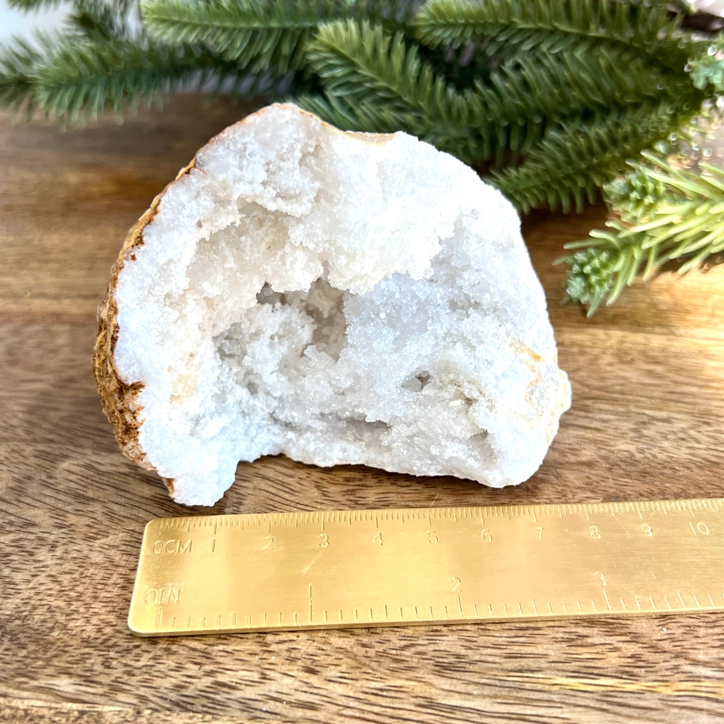 Sugar Geode Quartz Crystal Specimen