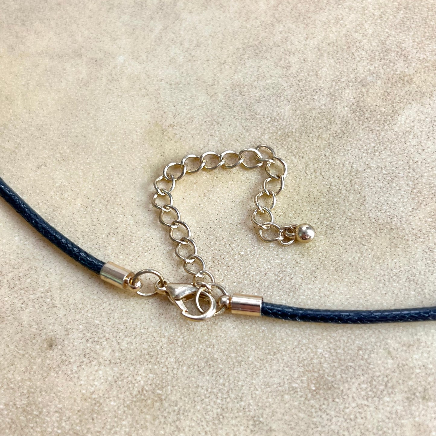 Vintage Brass & Copper Cross Necklace with Azurite & Malachite