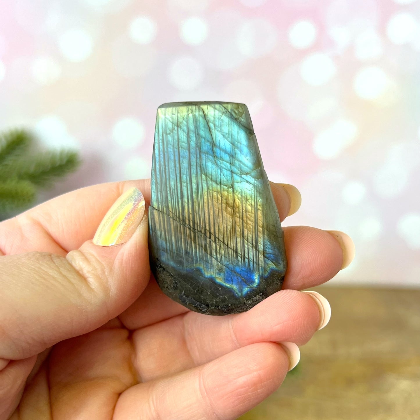 Labradorite Mermaid Carved Cabochon