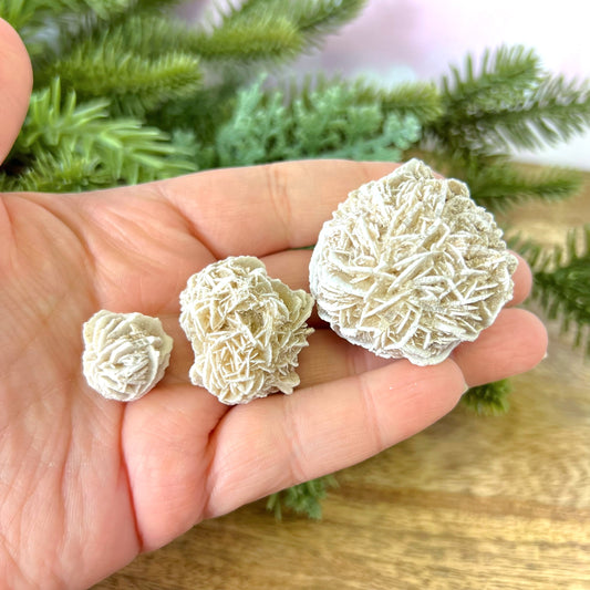 Desert Rose Satin Spar Selenite - Multiple Sizes