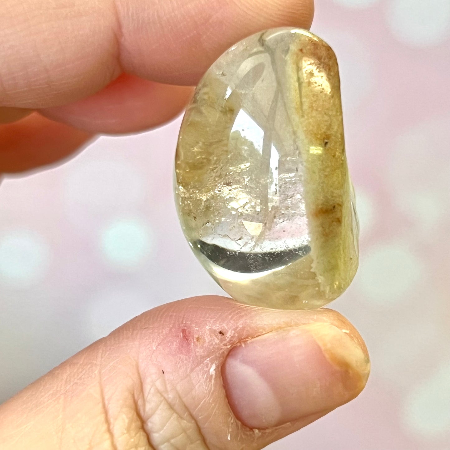 Garden Quartz Lodolite Crystal Lens