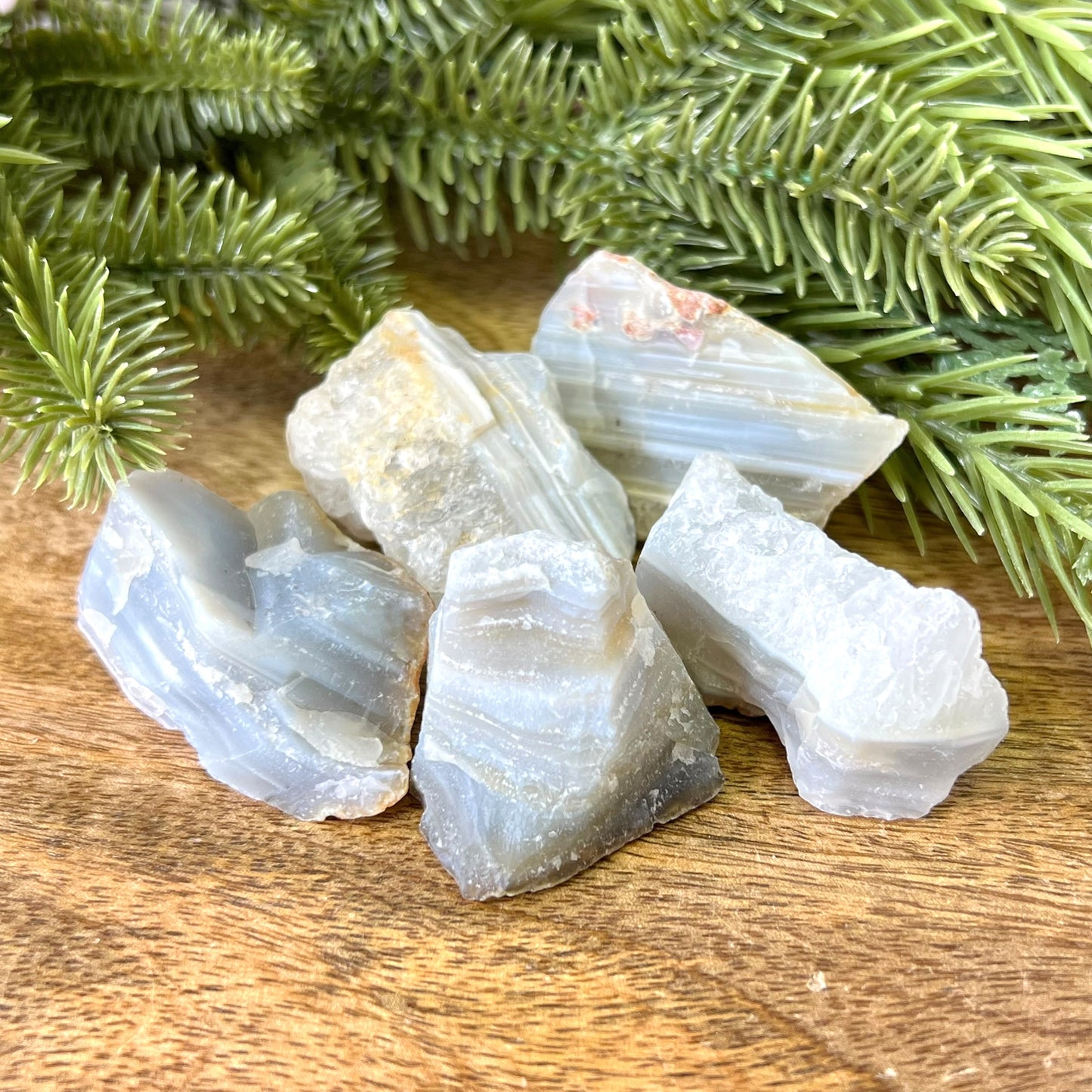Gray Agate Raw Stone - You get 1