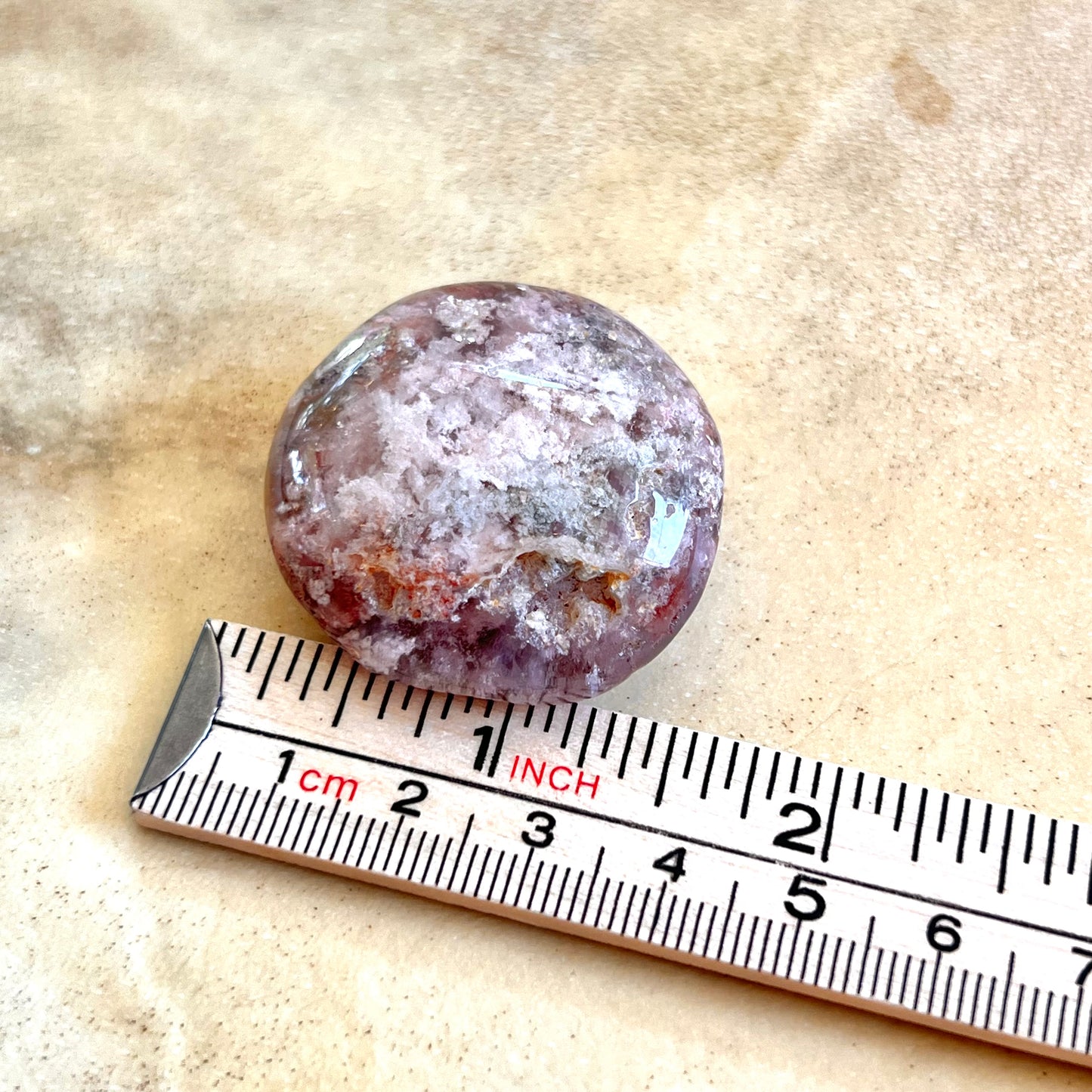 Garden Quartz Lodolite Crystal Lens