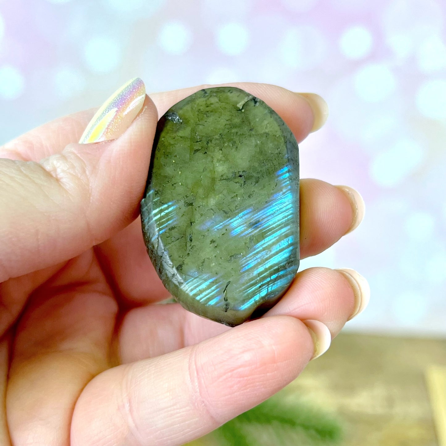Labradorite Angel Carved Crystal Cabochon
