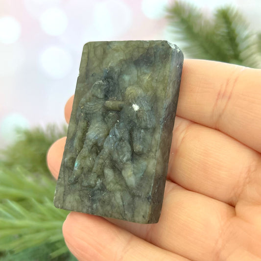 Labradorite Gemini Carved Cabochon