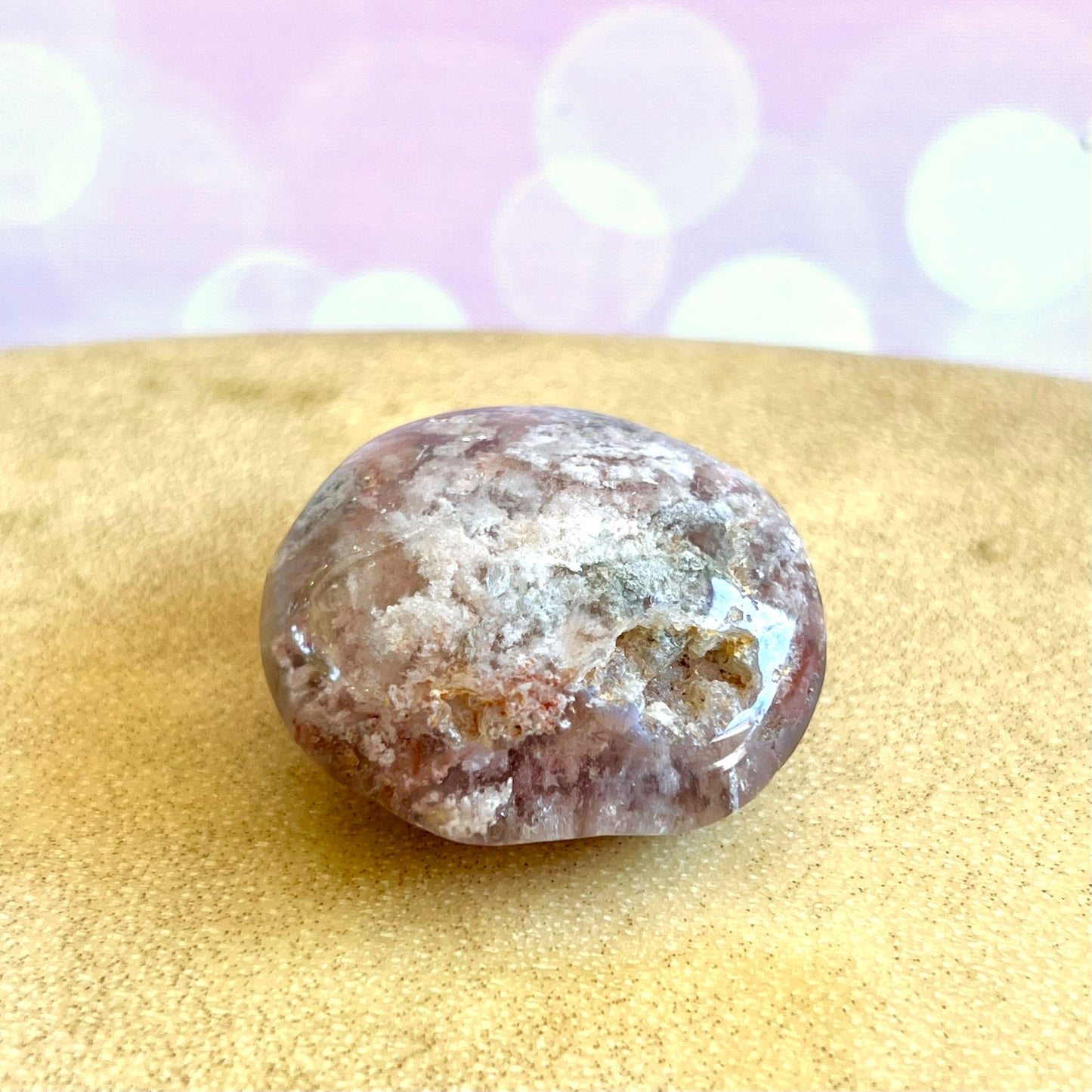 Garden Quartz Lodolite Crystal Lens