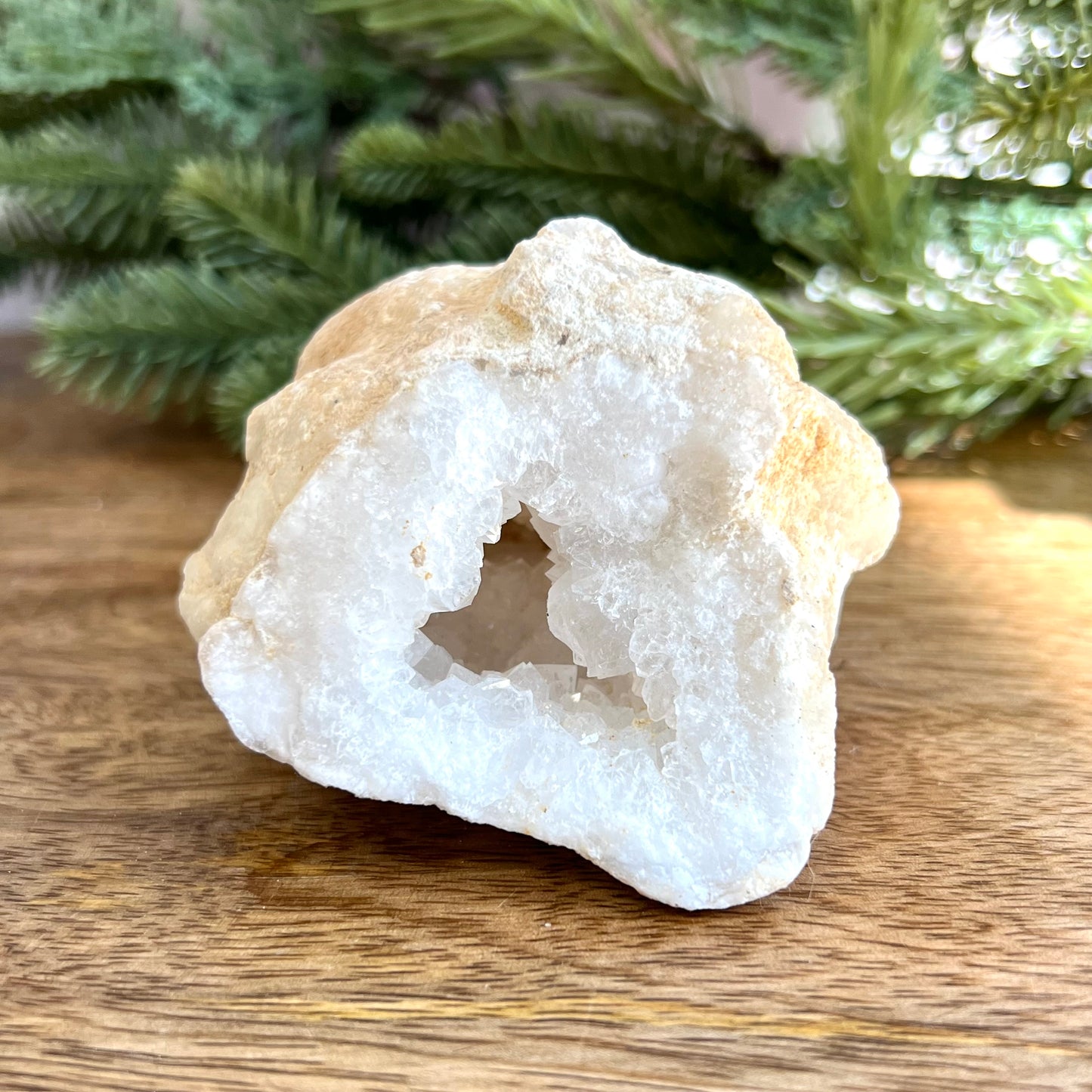 Sugar Geode Quartz Crystal Specimen