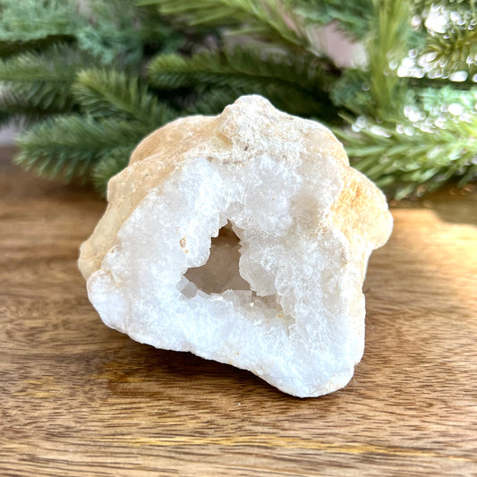 Sugar Geode Quartz Crystal Specimen