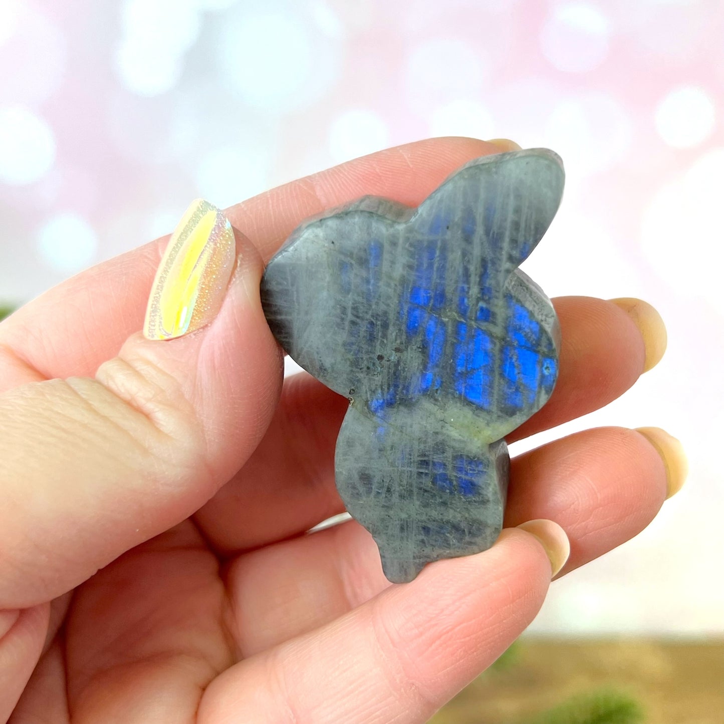 Labradorite Snake Carved Cabochon