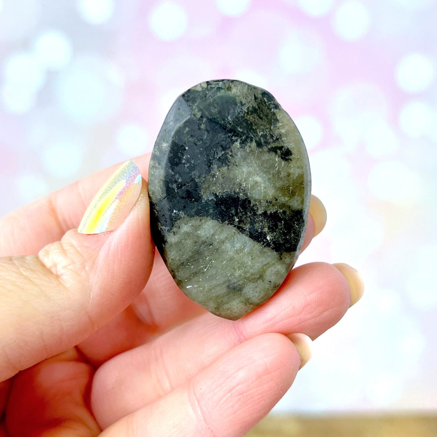 Labradorite Angel Carved Crystal Cabochon