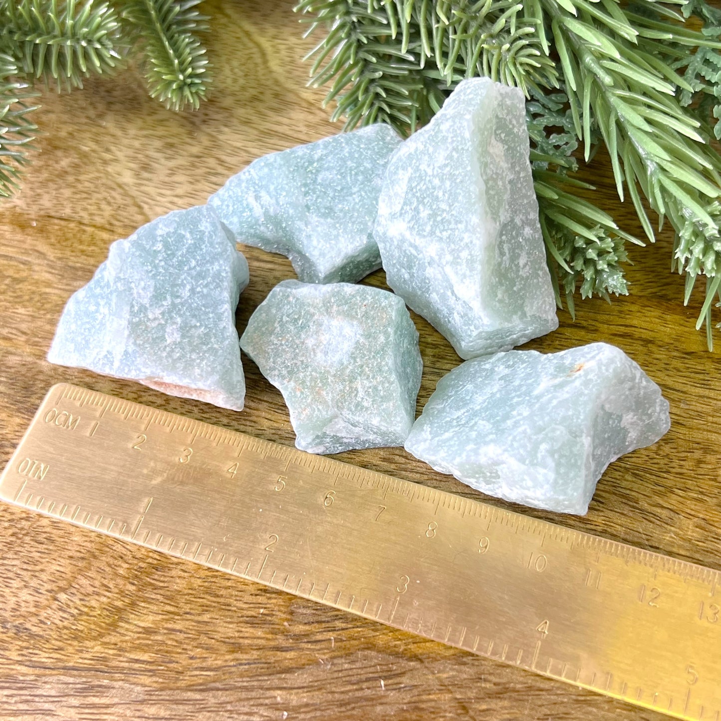 Green Aventurine Raw Stone - Multiple Sizes - You get 1