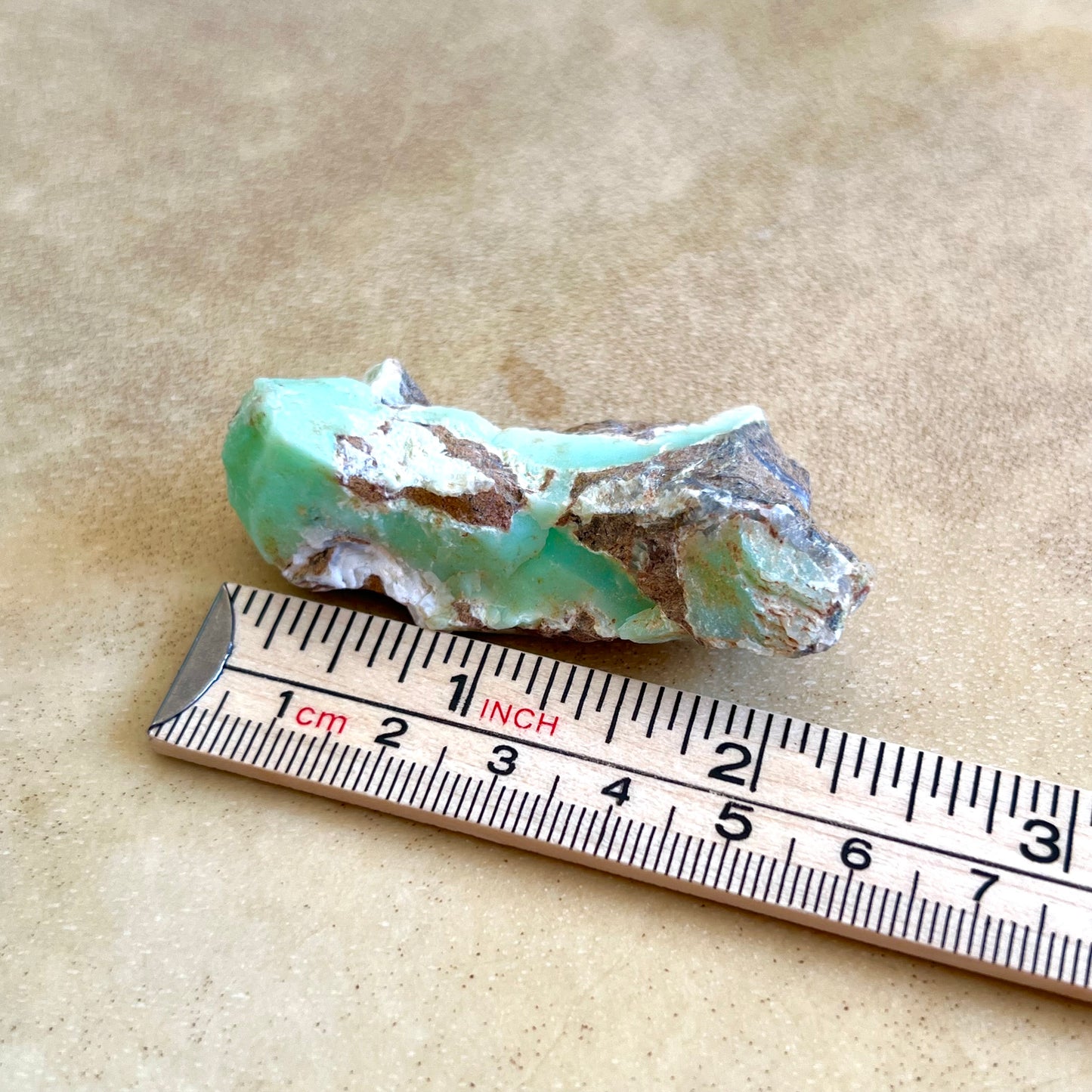 Chrysoprase Natural Mineral Specimen in Matrix