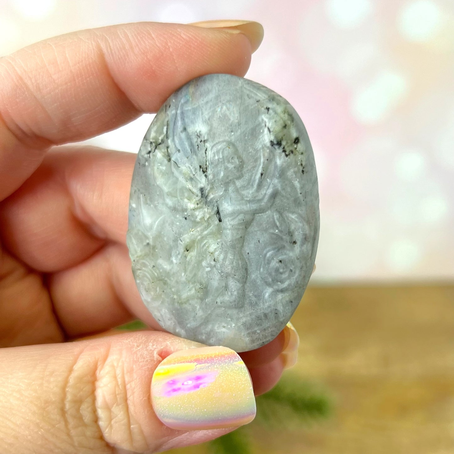 Labradorite Fairy Carved Cabochon