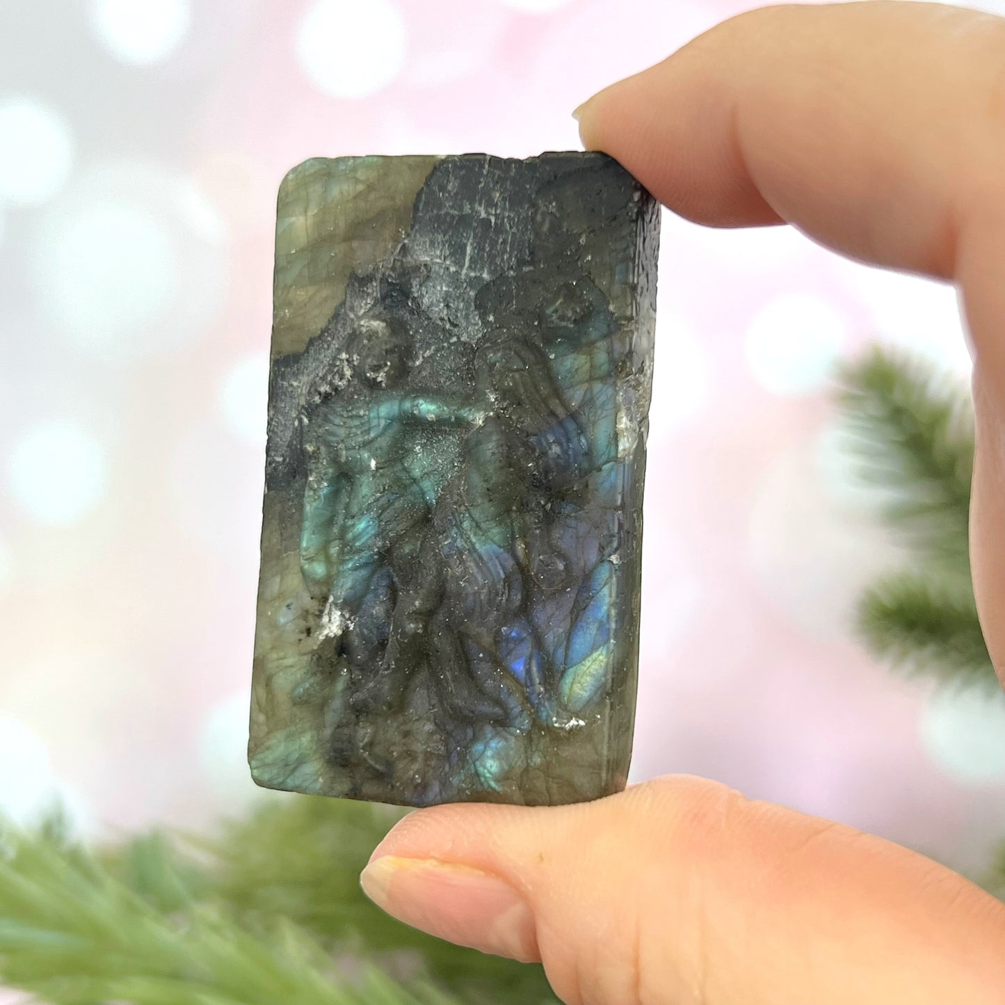 Labradorite Gemini Carved Cabochon