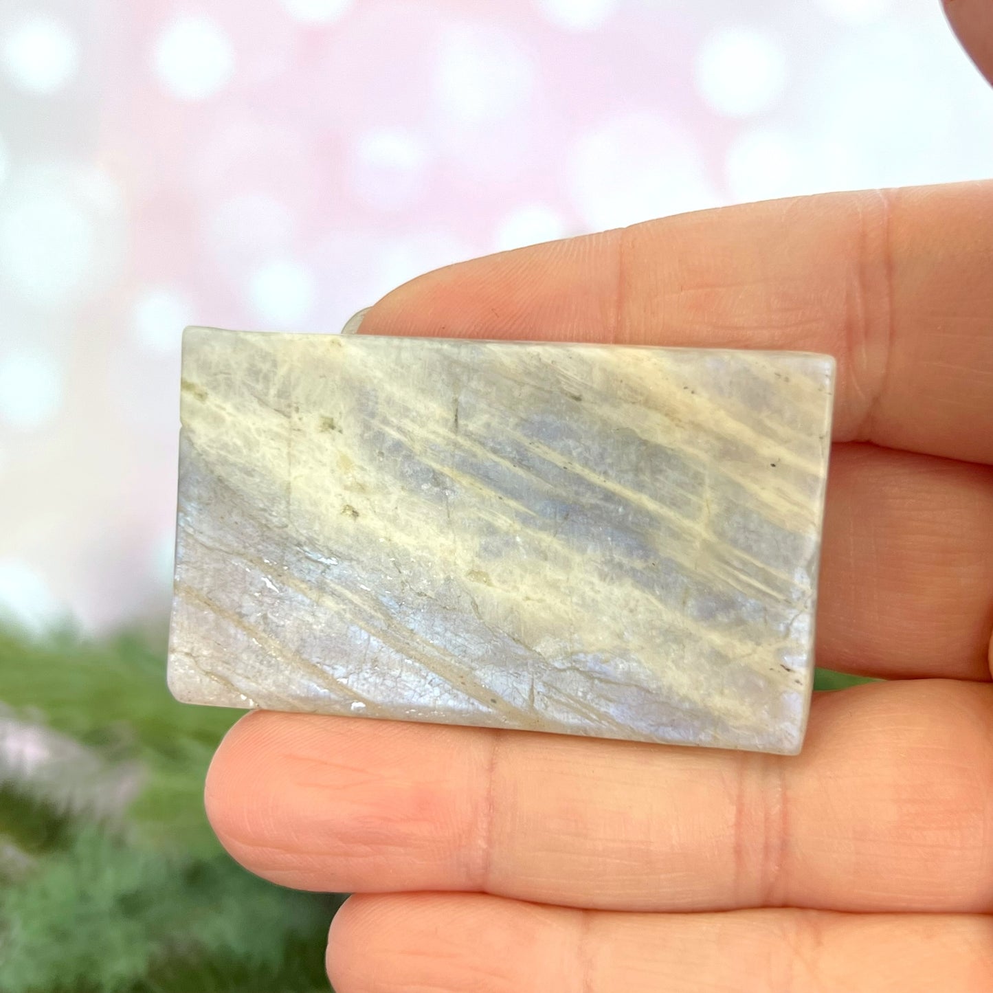 Belomorite Aquarius Carved Crystal Cabochon