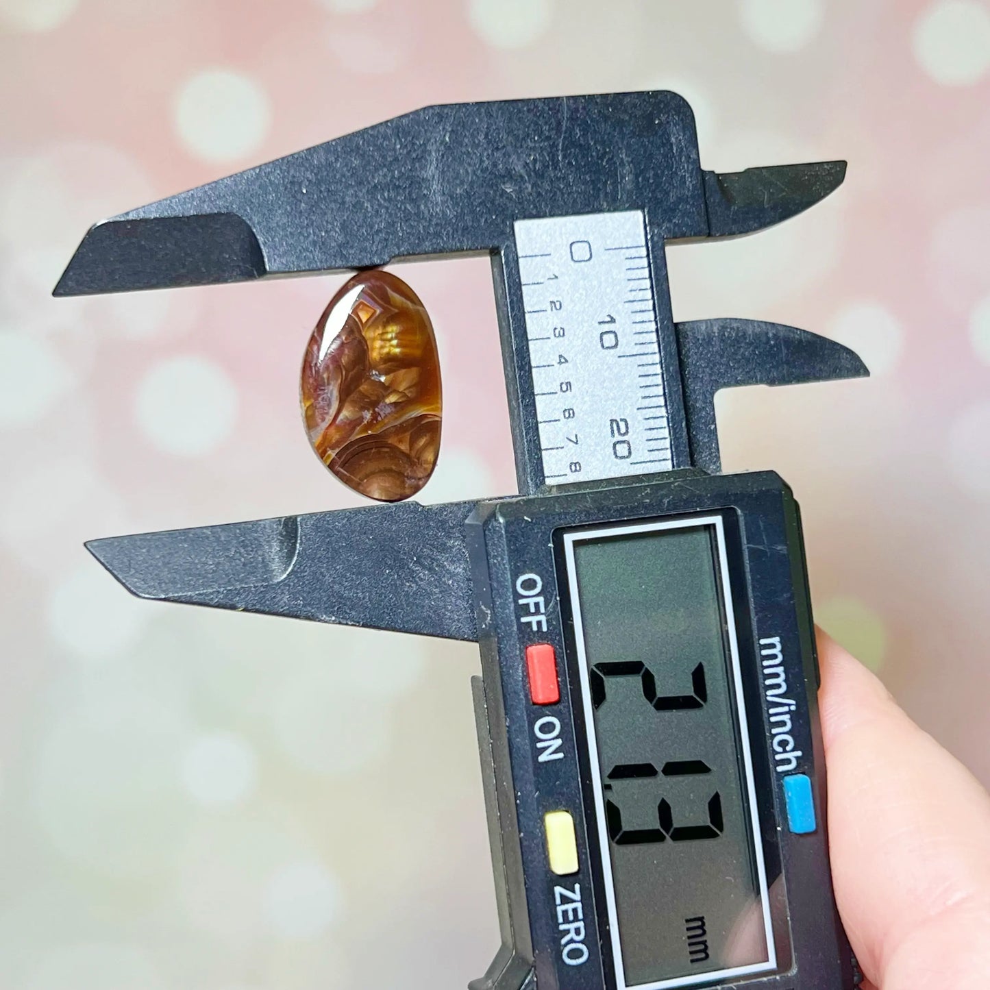 Fire Agate Crystal Cabochon