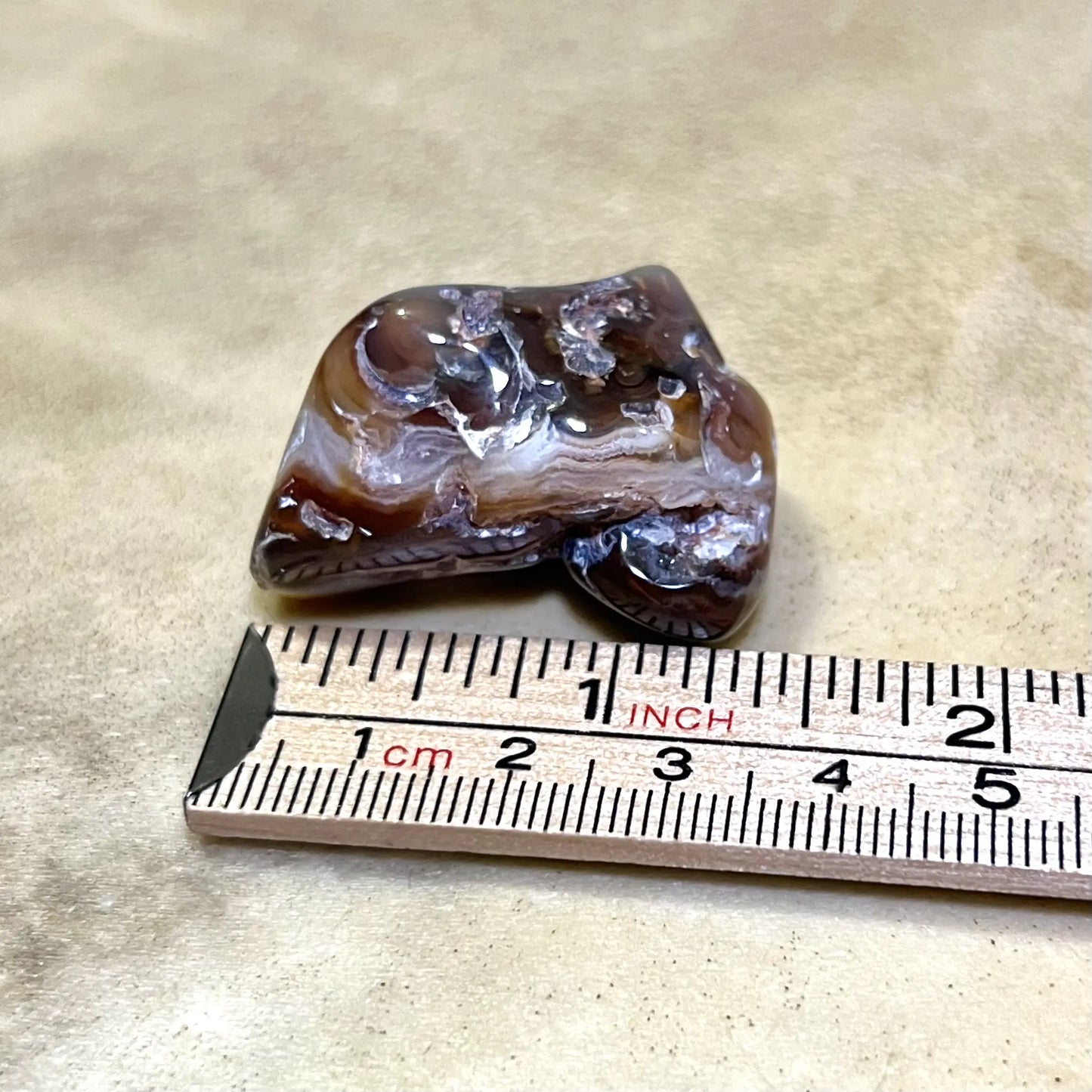 Fire Agate Crystal Tumble