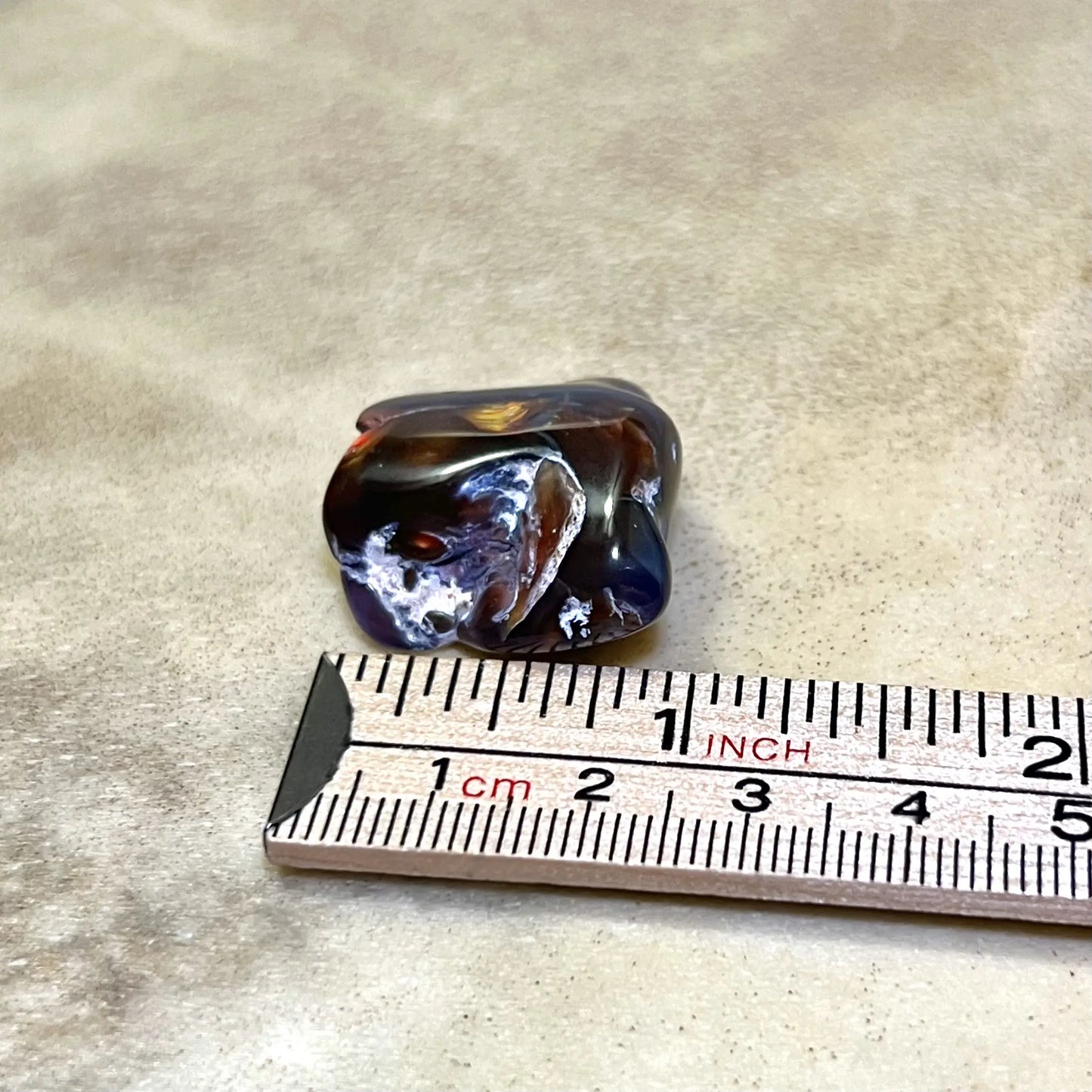 Fire Agate Crystal Tumble