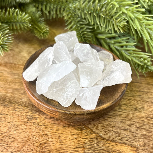 Clear Quartz Raw Stone - You get 1