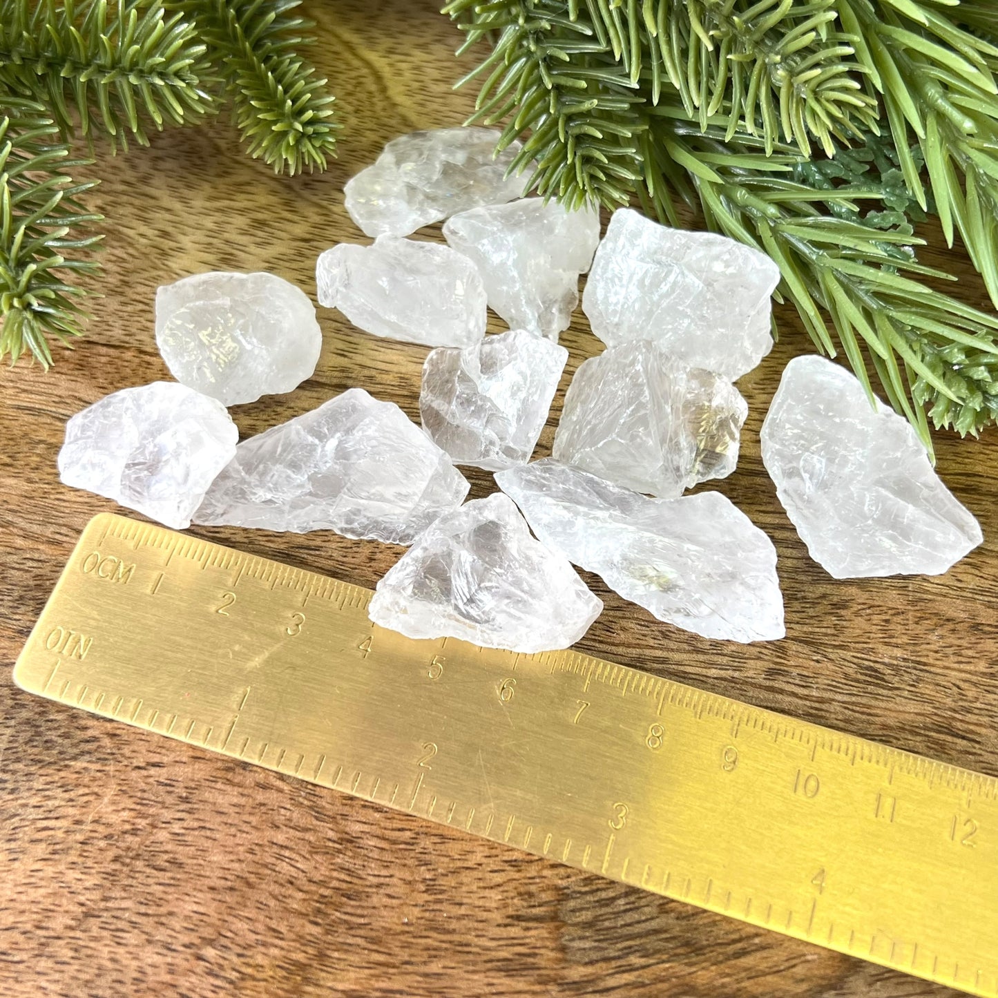 Clear Quartz Raw Stone - Multiple Sizes - You get 1