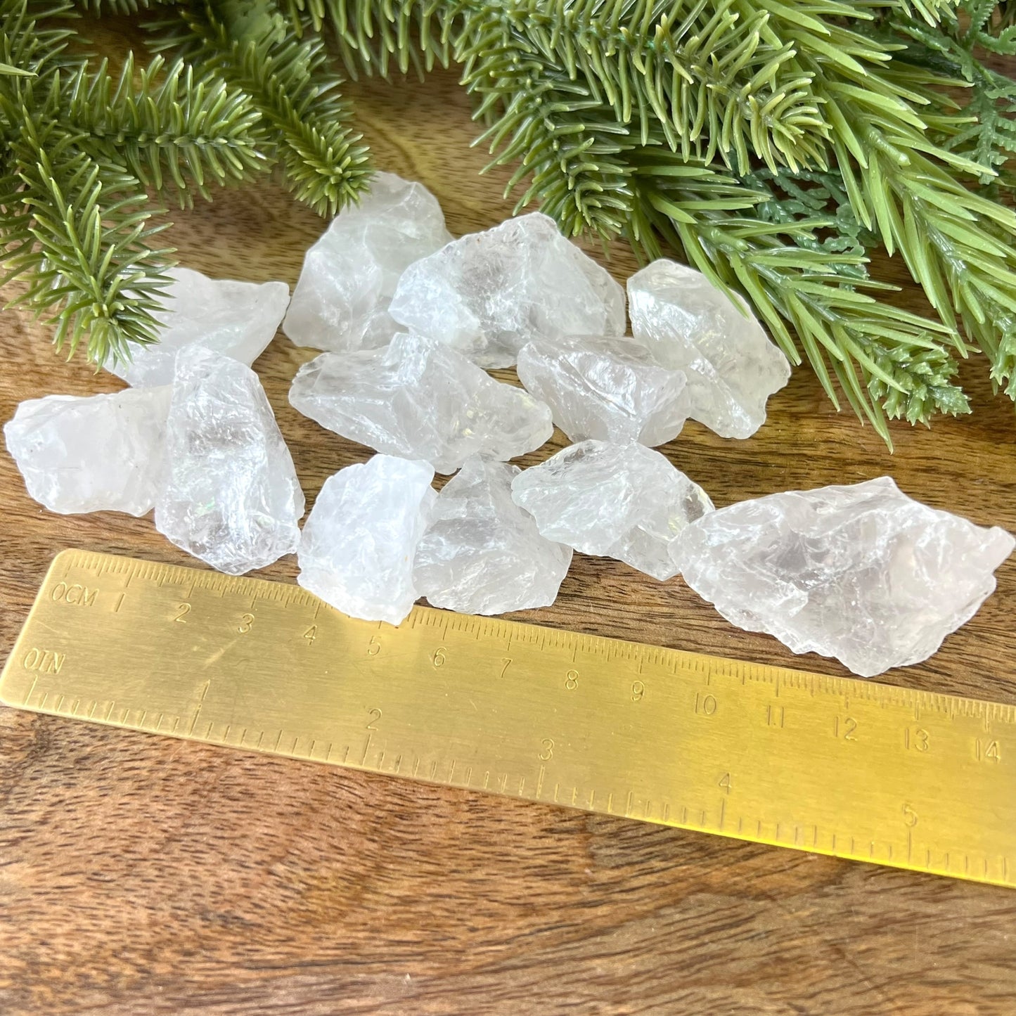 Clear Quartz Raw Stone - Multiple Sizes - You get 1