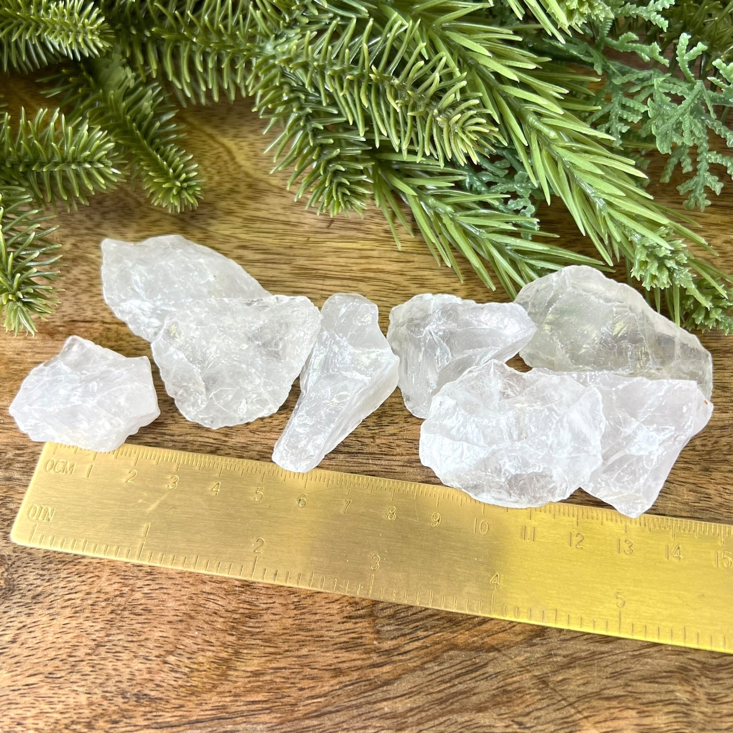 Clear Quartz Raw Stone - Multiple Sizes - You get 1
