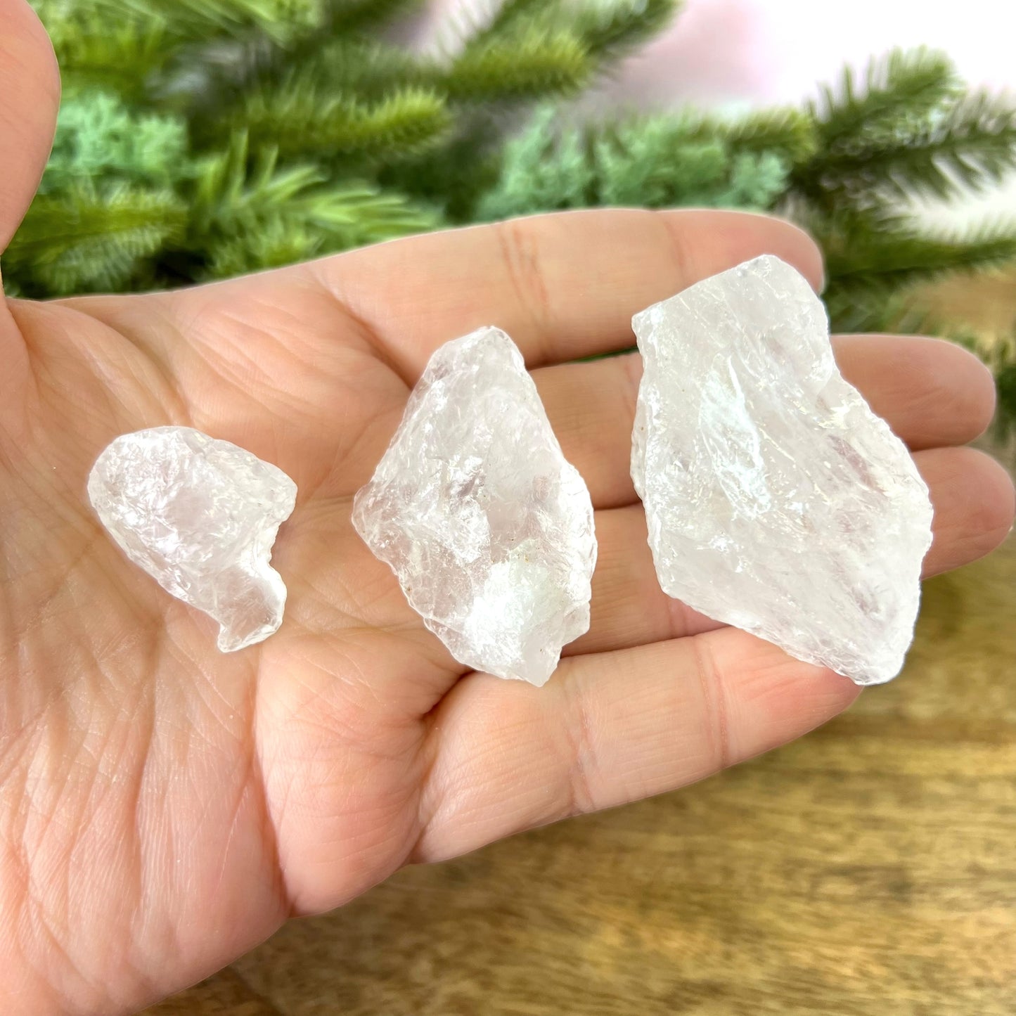 Clear Quartz Raw Stone - Multiple Sizes - You get 1
