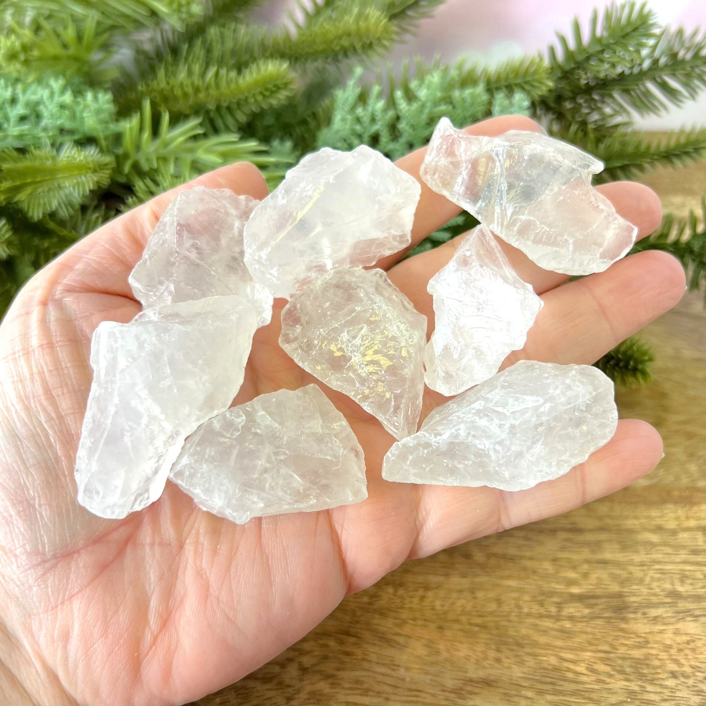 Clear Quartz Raw Stone - Multiple Sizes - You get 1