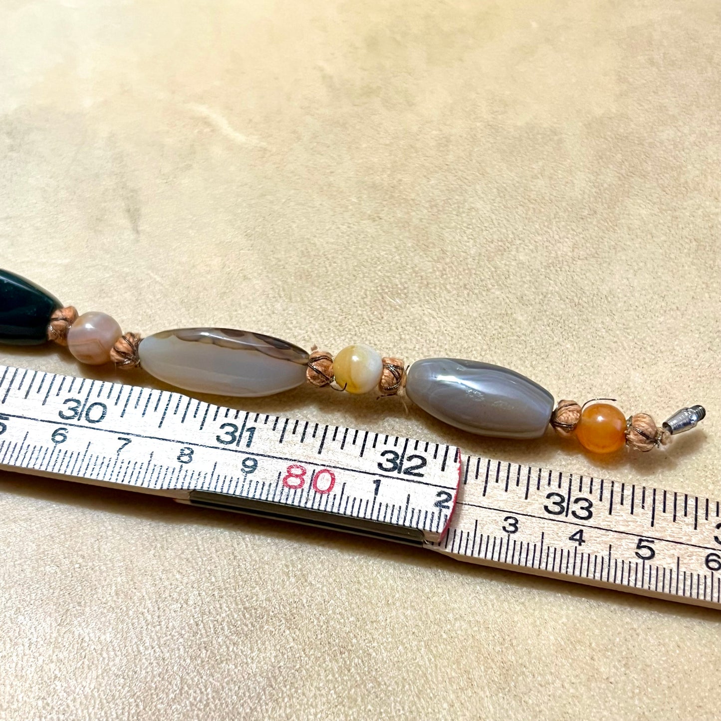 Beggars Beads from the 1960s Vintage Gemstone Necklace