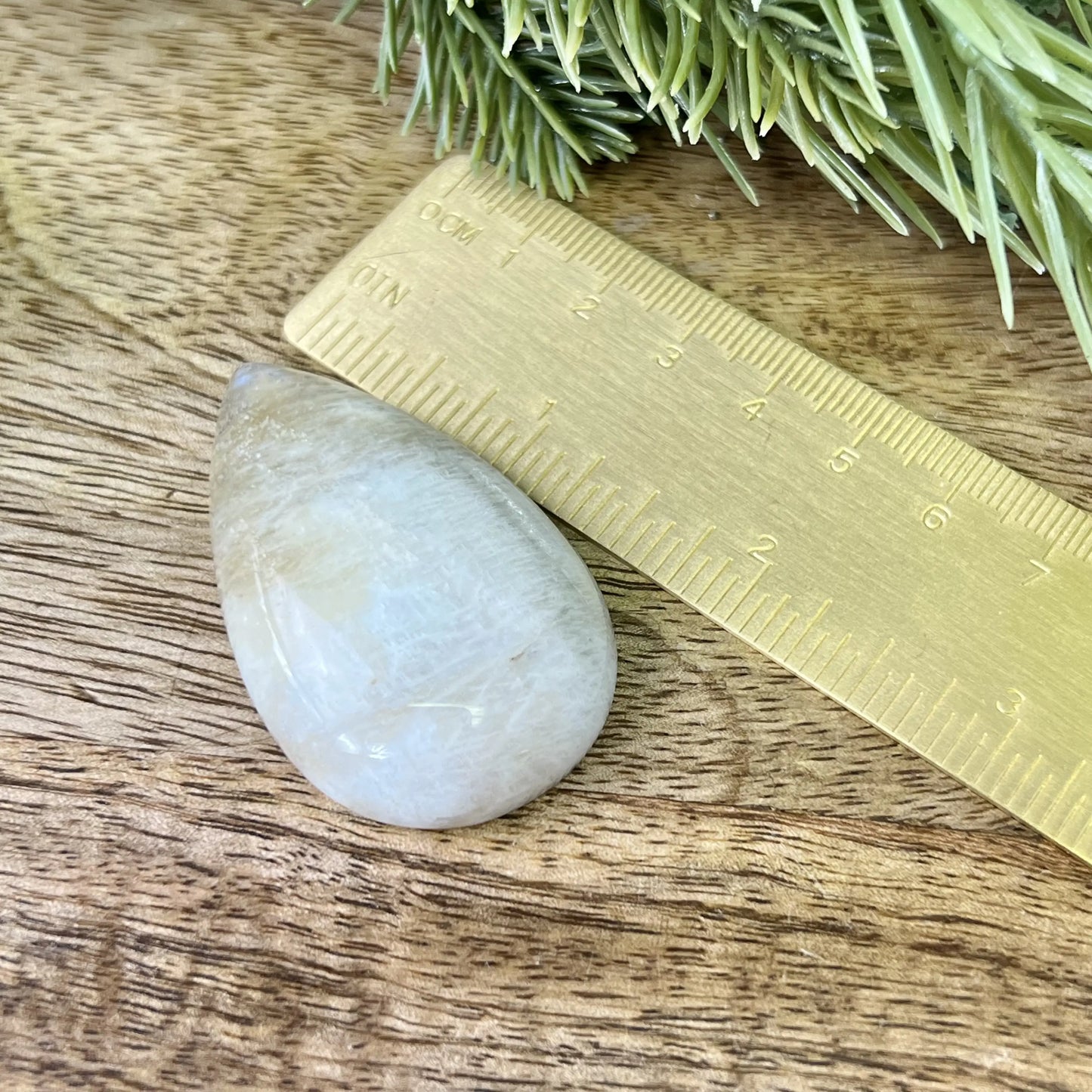 Moonstone Crystal Teardrop Cabochon