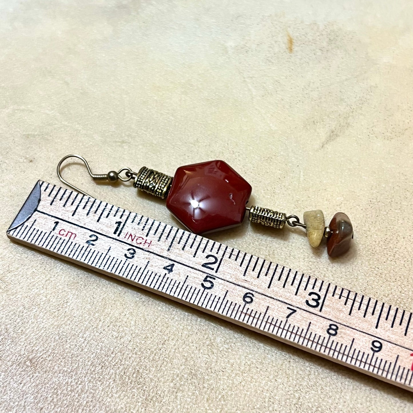 Mookaite Jasper Matching Necklace & Earrings Set