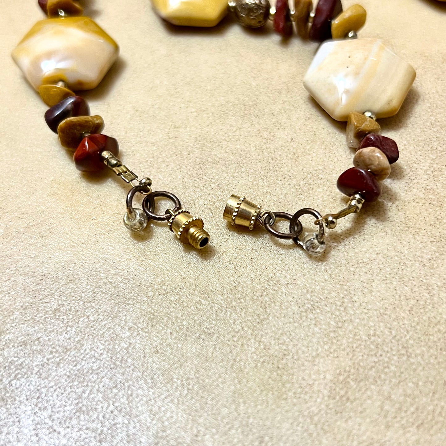 Mookaite Jasper Matching Necklace & Earrings Set