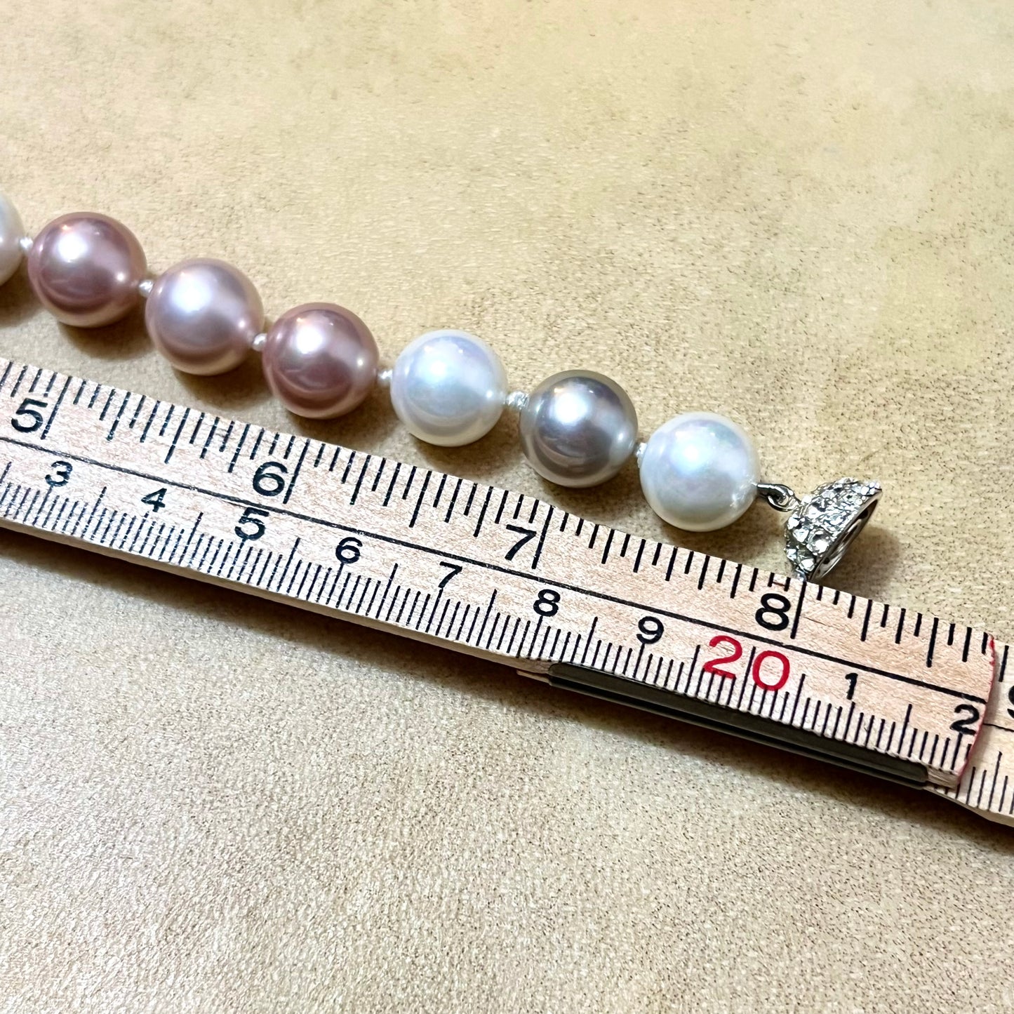 Vintage Imitation Pearl Necklace, Earrings, & Bracelet Set in Sterling Silver